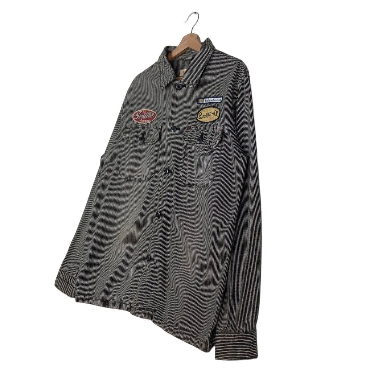 Japanese Brand 🔥Vintage Hickory Chore Jacket Smith’s American Japan Size US L / EU 52-54 / 3 - 2 Thumbnail