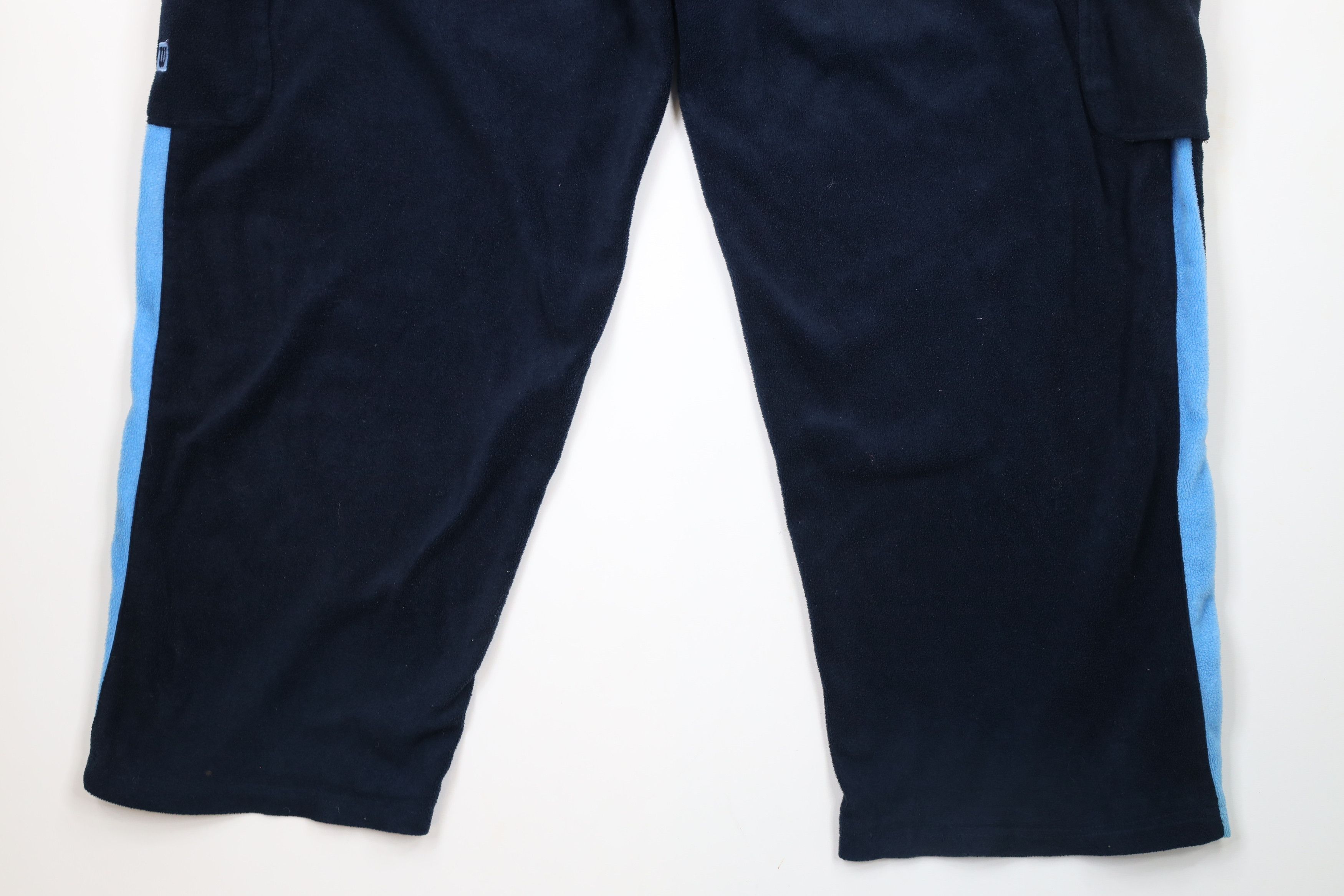 Vintage Vintage 90s Wilson Baggy Wide Leg Fleece Cargo Pants Blue Size US 44 / EU 60 - 12 Thumbnail