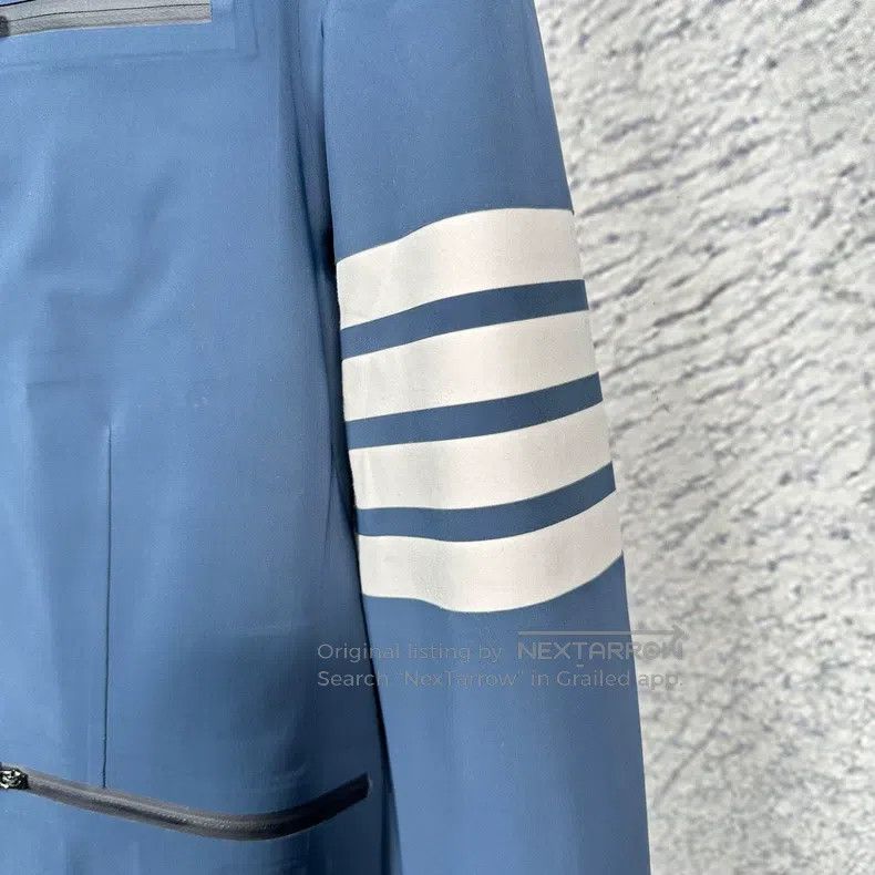 Thom Browne Thom Browne Striped Sport Hooded Jacket Size US S / EU 44-46 / 1 - 3 Thumbnail