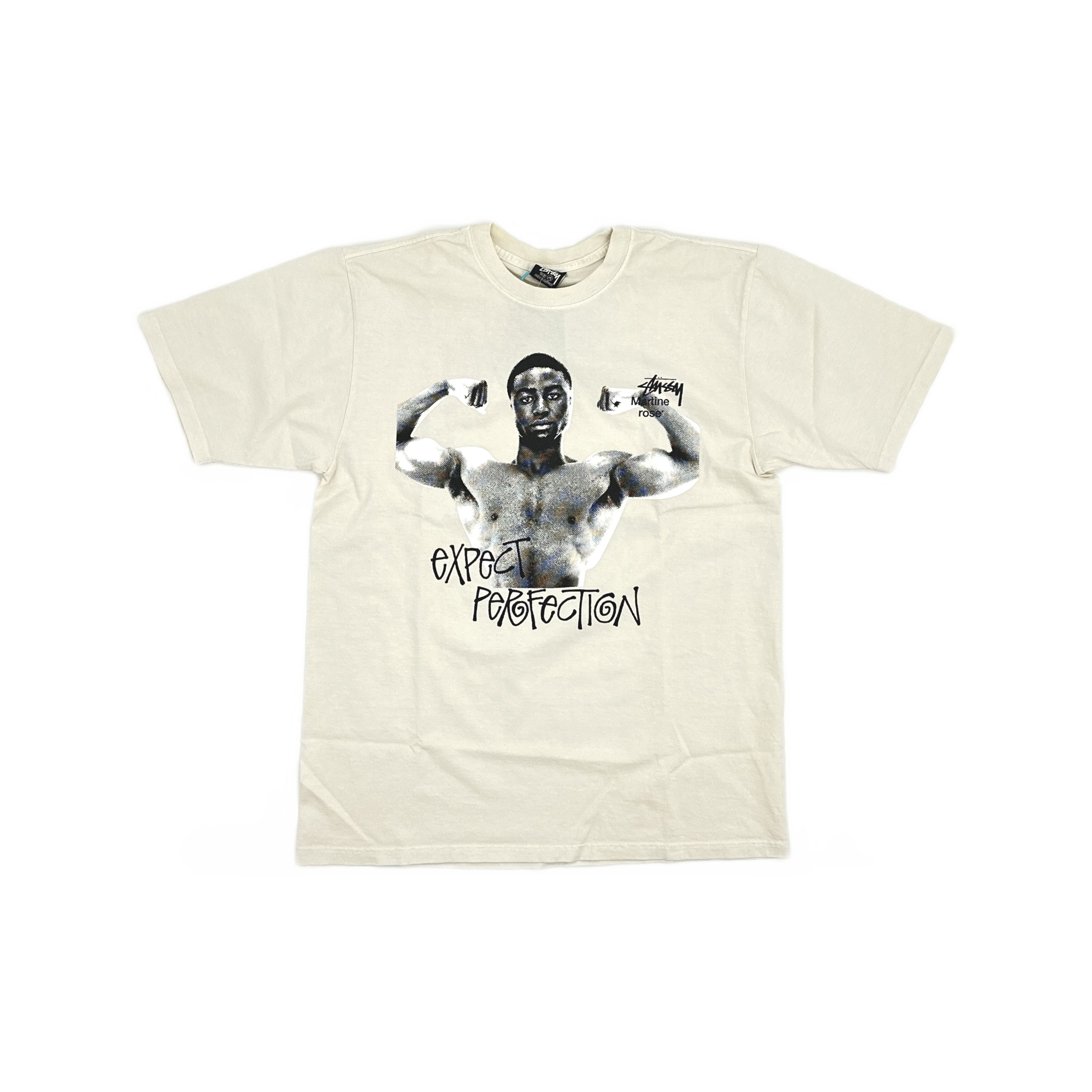 Stussy Stussy x Martine Rose Expect Perfection T-Shirt Natural M Size US M / EU 48-50 / 2 - 1 Thumbnail