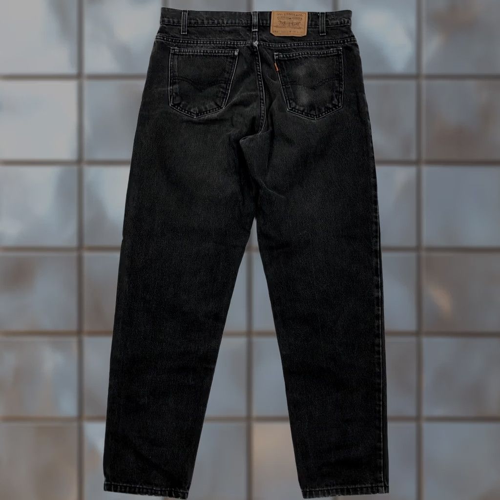 Levi's VINTAGE LEVIS 565 BLACK 34X30 LOOSE WIDE LEG JEANS Men's
