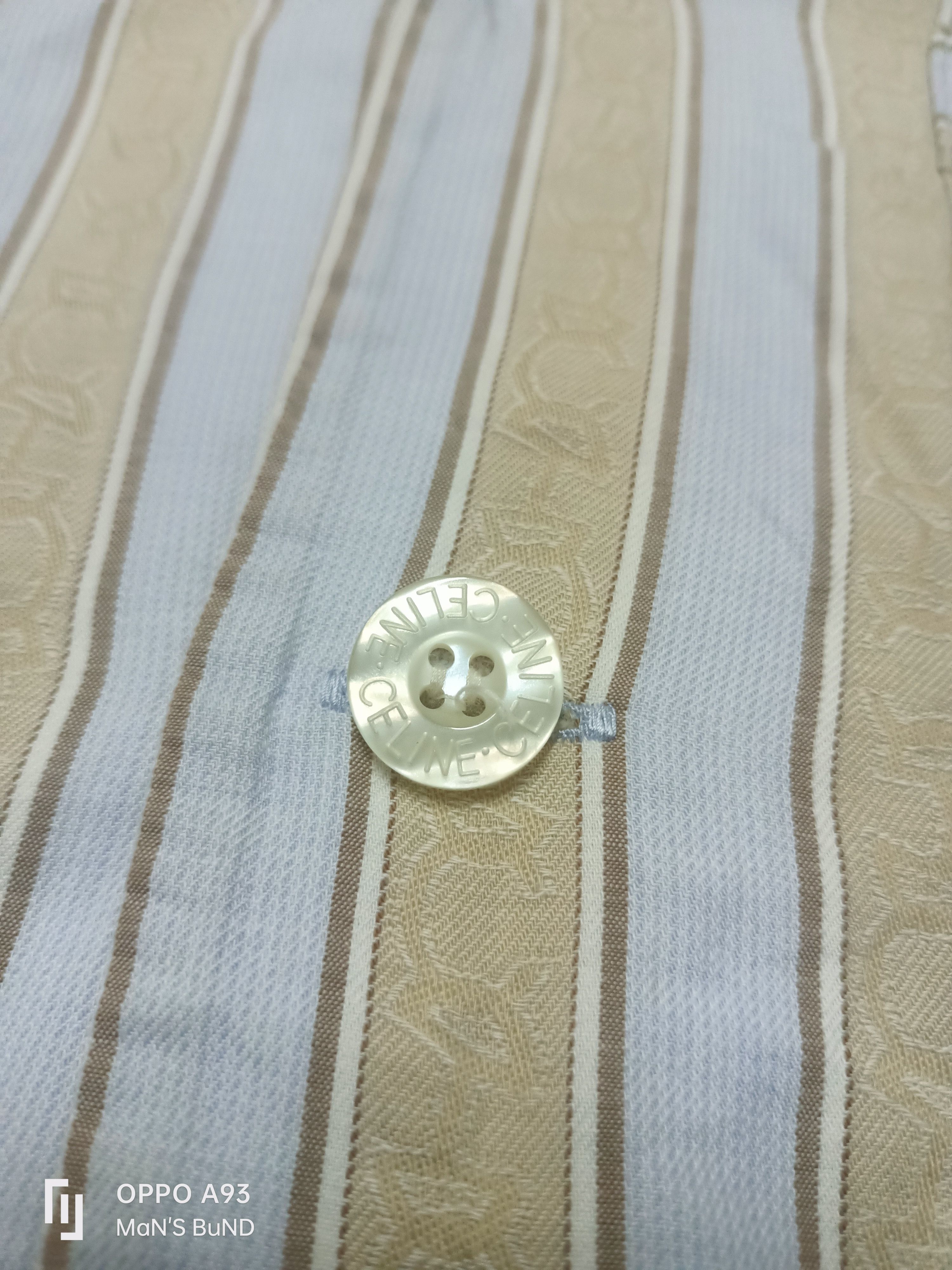 Celine × Vintage Vintage Celine Homme Button Shirt Size M / US 6-8 / IT 42-44 - 7 Thumbnail