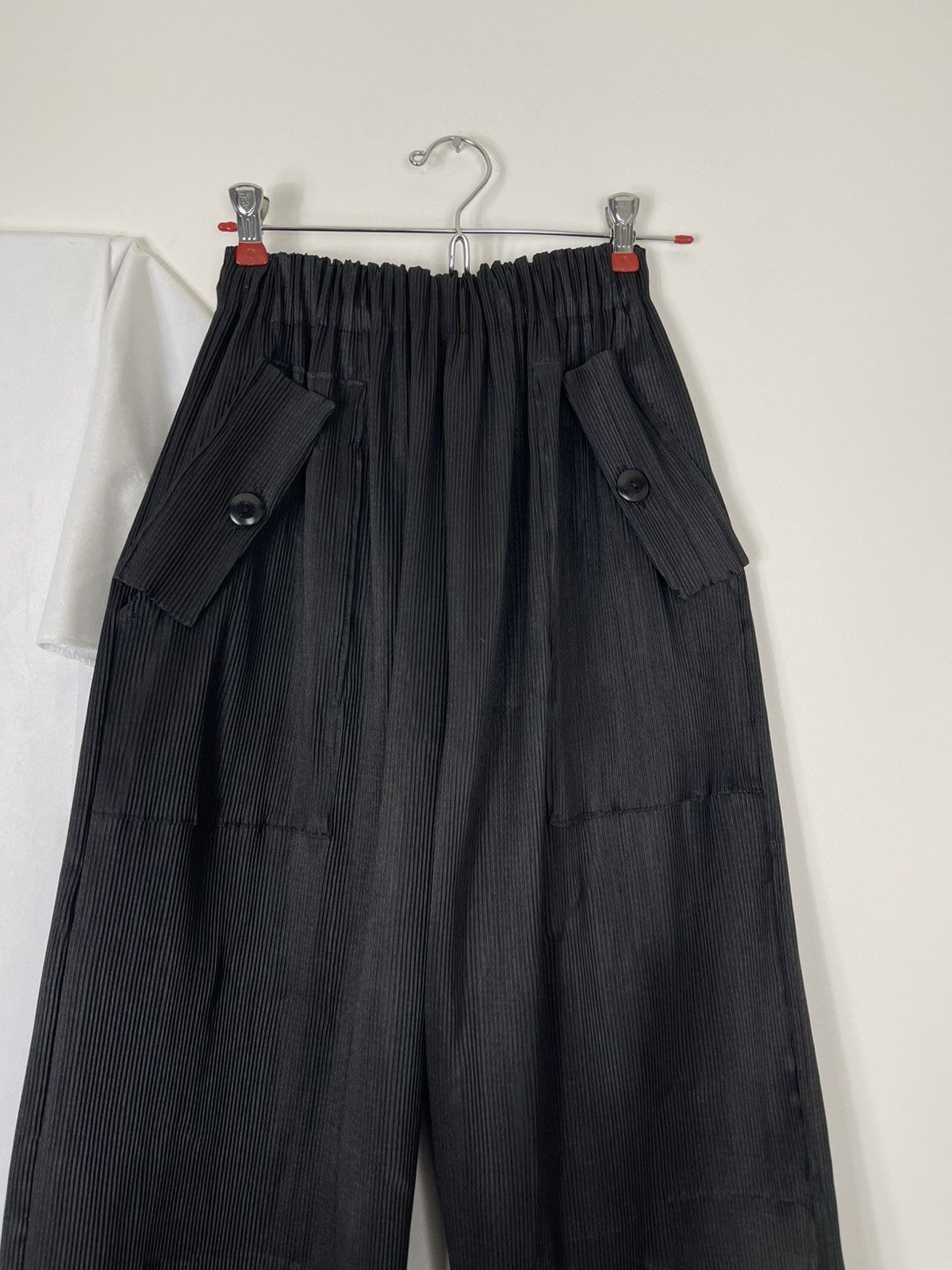 Chorley × Handmade Chorley Structured Pleated flight cargo baggy pants pleats Size US 34 / EU 50 - 3 Thumbnail