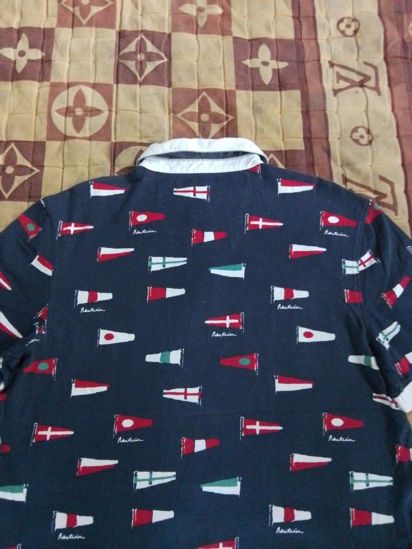 Nautica Nautica Flag Fullprint Polo Tee Size US L / EU 52-54 / 3 - 4 Thumbnail