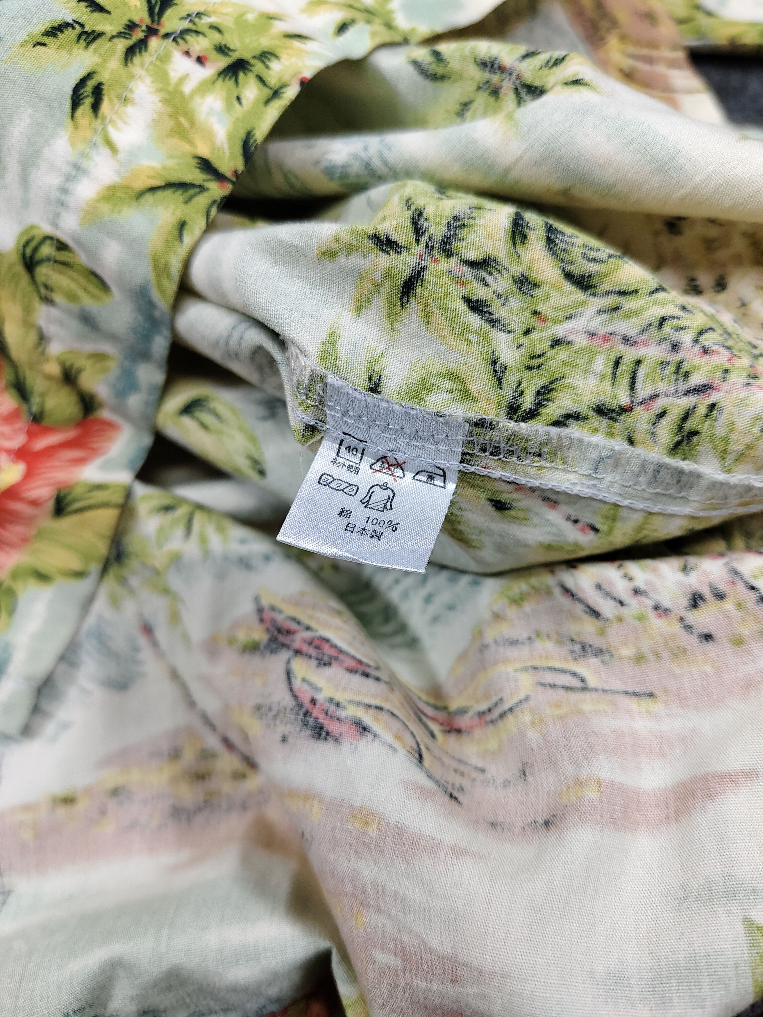 Polo Ralph Lauren 00s Polo Ralph Lauren- Tropical Hawaiian Scenic Shirt Size US S / EU 44-46 / 1 - 7 Thumbnail