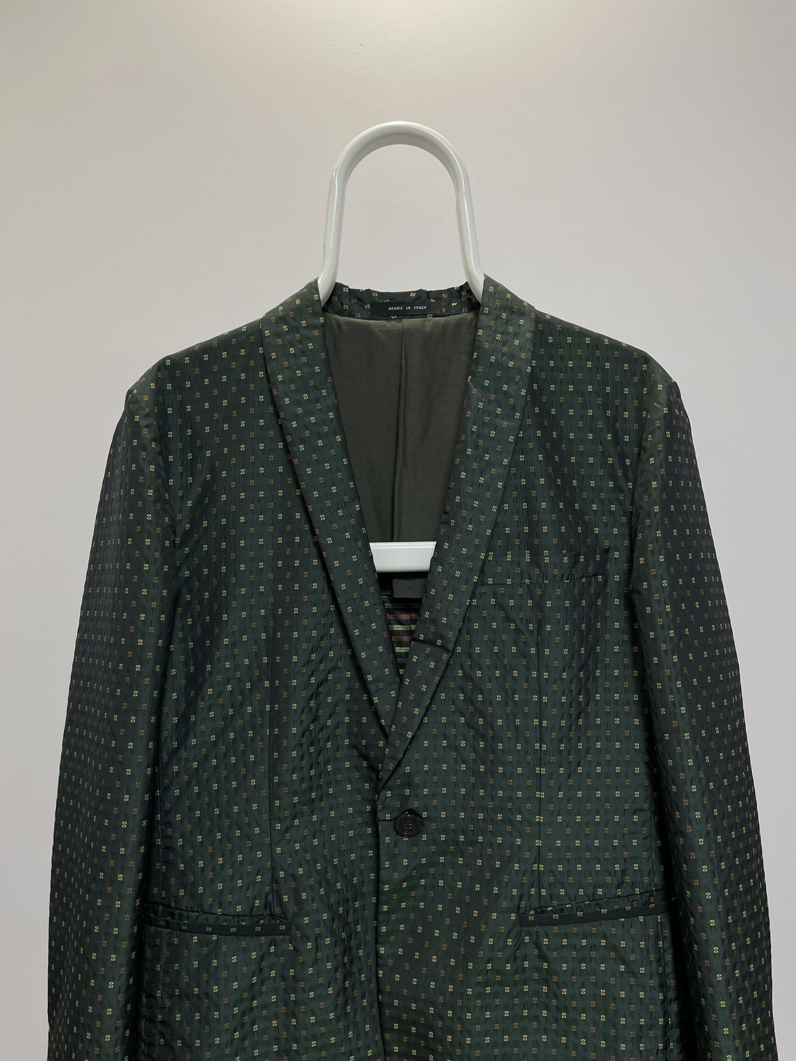 Emporio Armani EMPORIO ARMANI Blazer Jacket Textured Sport Coat Traveller Size 38R - 8 Thumbnail