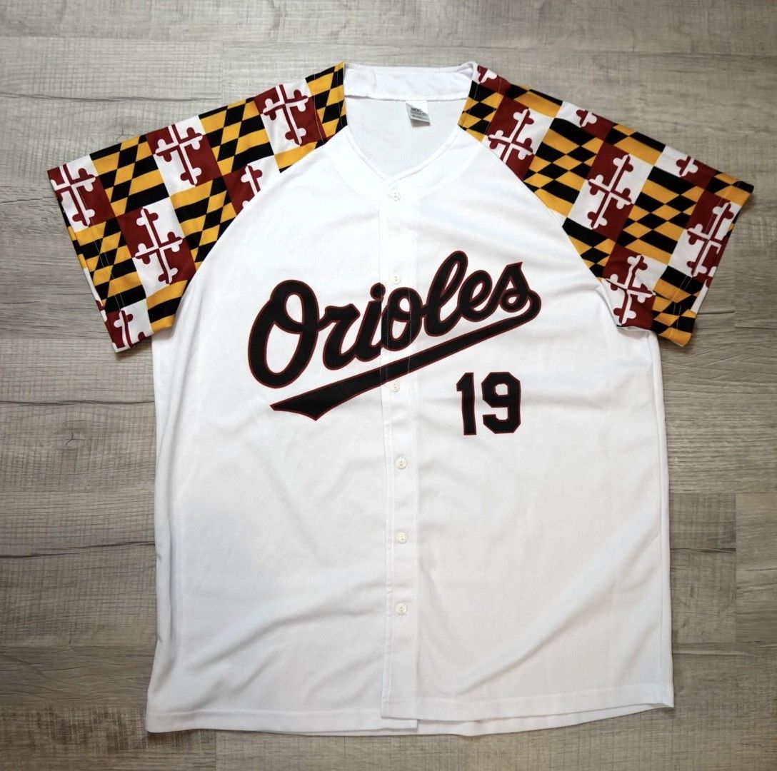 MLB Baltimore Orioles Baseball Jersey #19 Adult XL 2019 SGA Size US XL / EU 56 / 4 - 1 Thumbnail