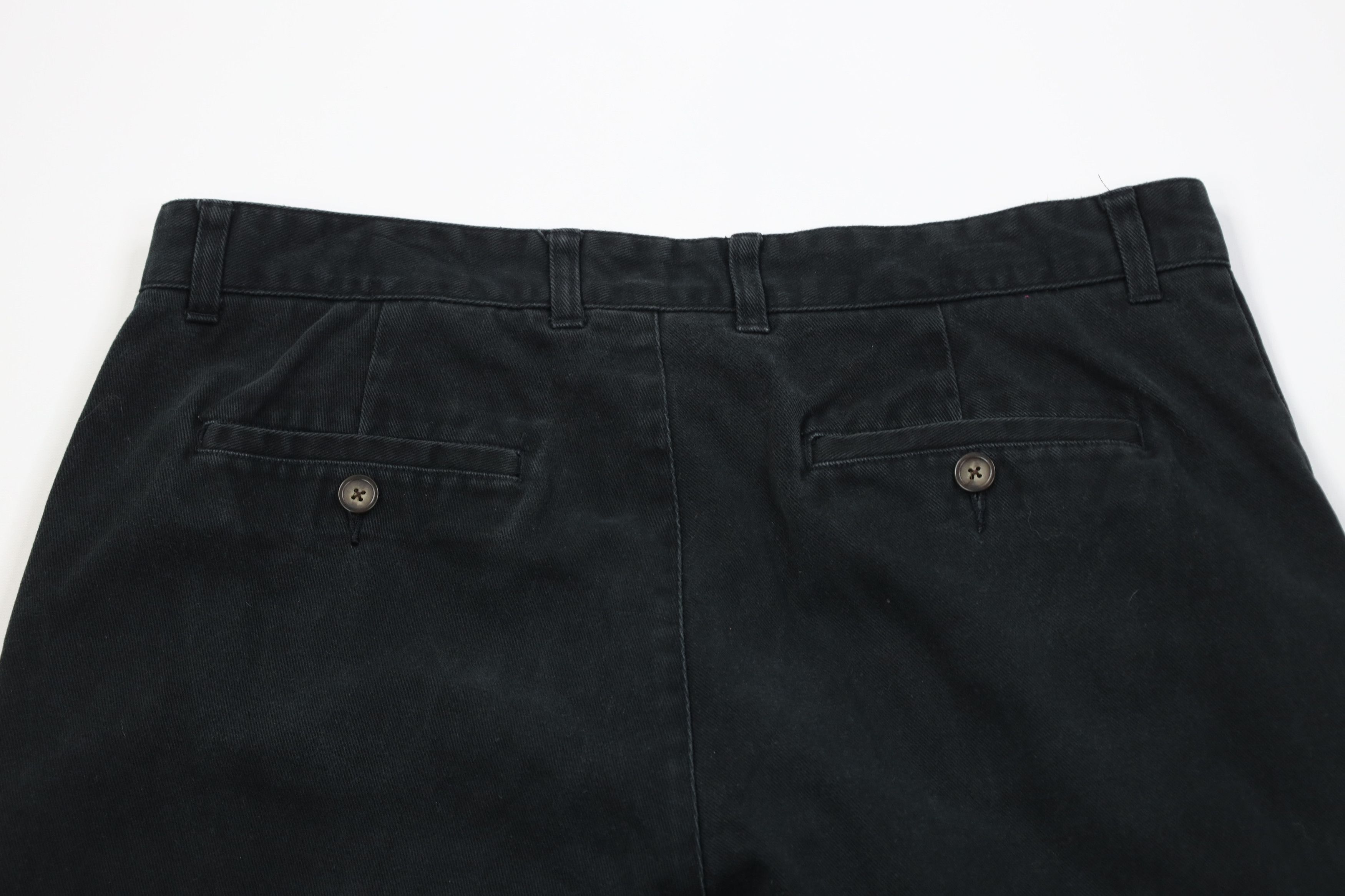 Vintage Vintage 90s Streetwear Wide Leg Twill Pants Trousers Black Size US 38 / EU 54 - 10 Thumbnail