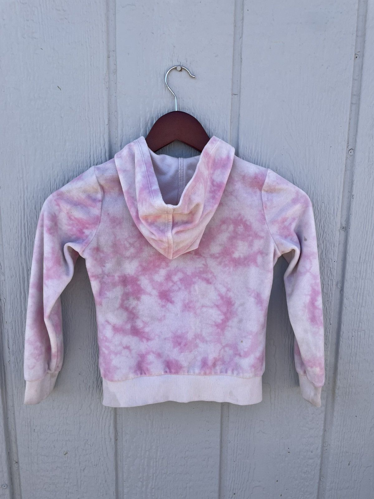 Juicy Couture Juicy Couture Kids Toddler Pink Velour Zip Up Hoodie Size 7 Size XXS / US 00 / IT 34 - 6 Thumbnail