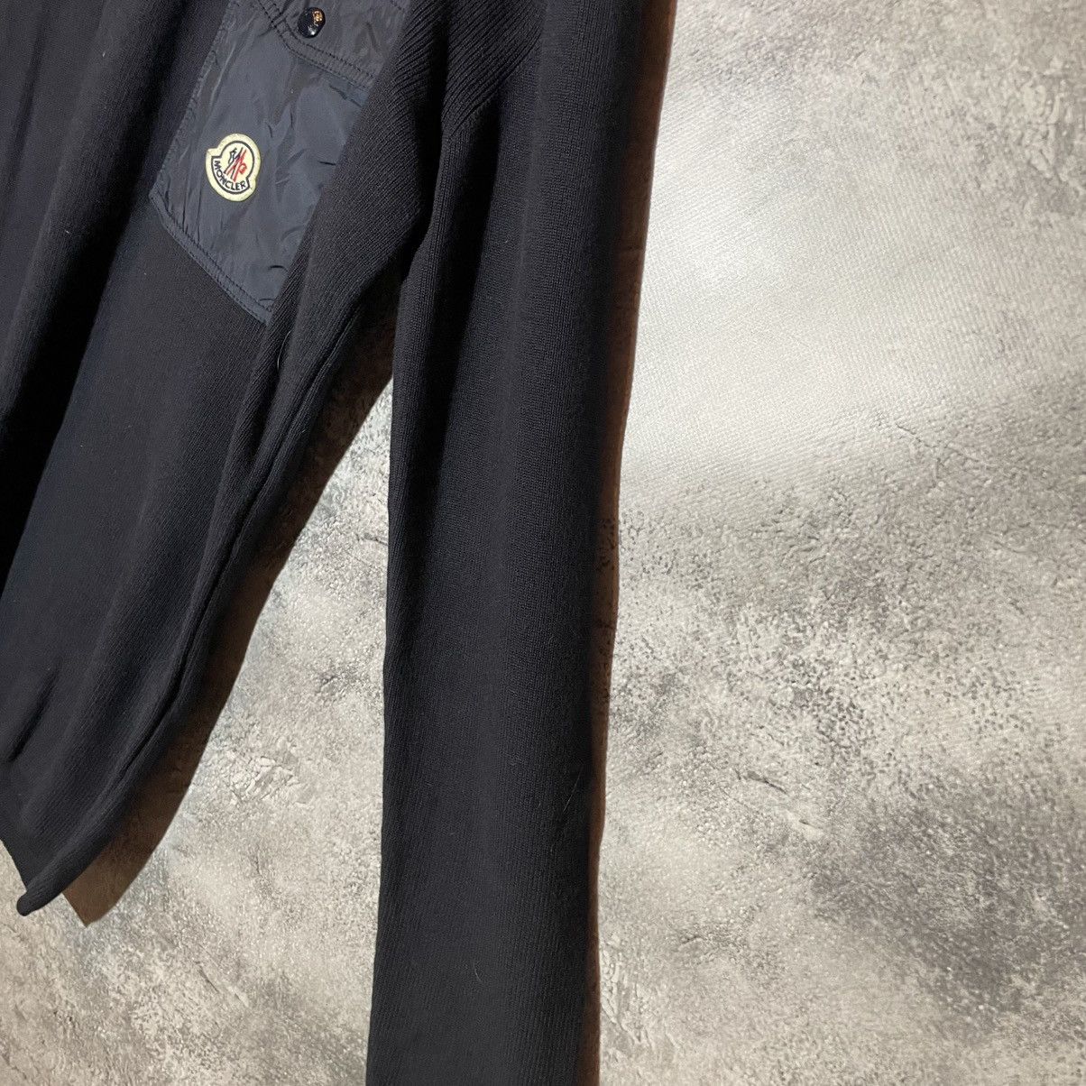 Moncler Moncler Sweatshirt Girocollo Tricot Cotton Crew Neck Logo Size US XL / EU 56 / 4 - 4 Thumbnail