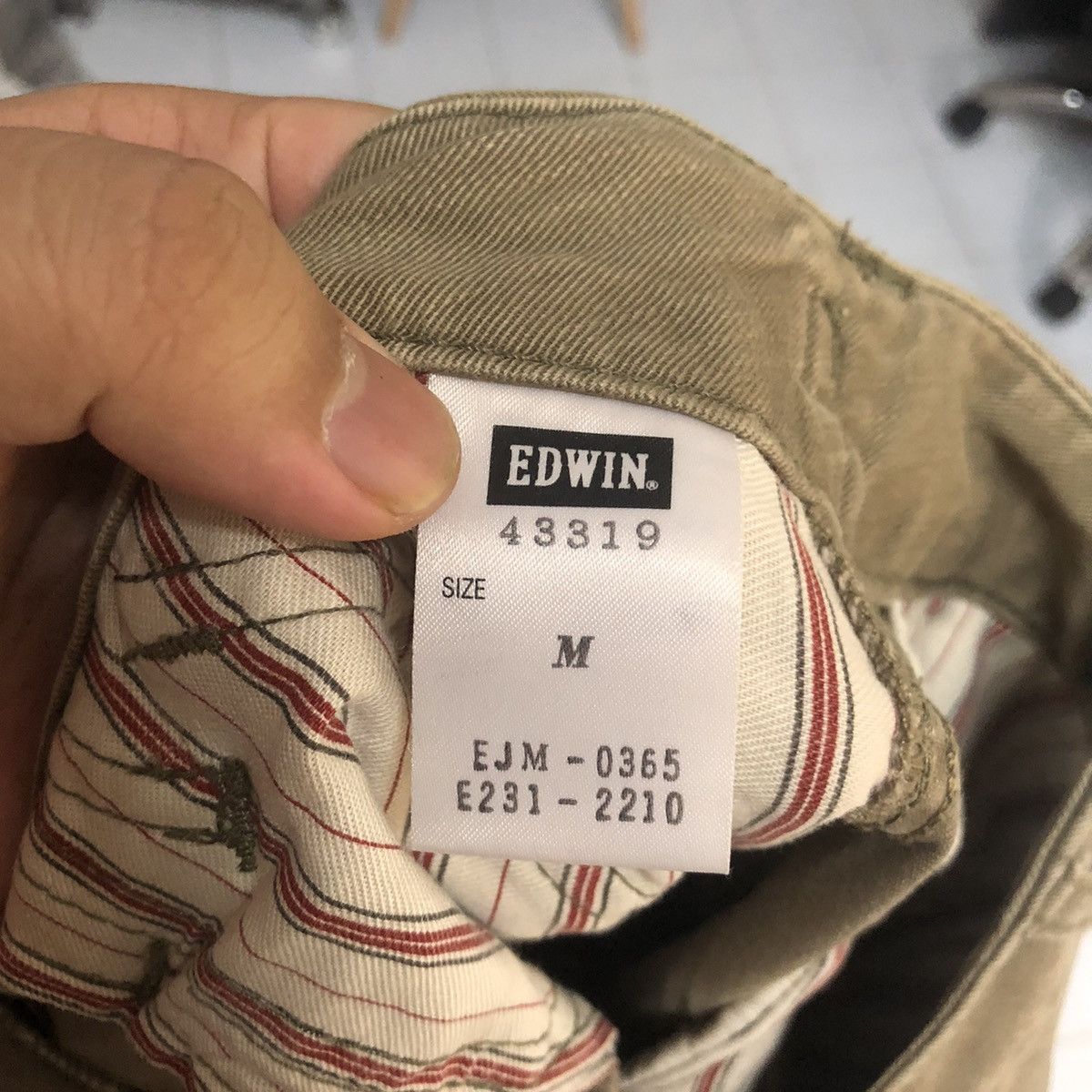 Edwin Edwin Brown Cargo utility tactical Multipocket Pants #A2570 Size US 31 - 19 Thumbnail