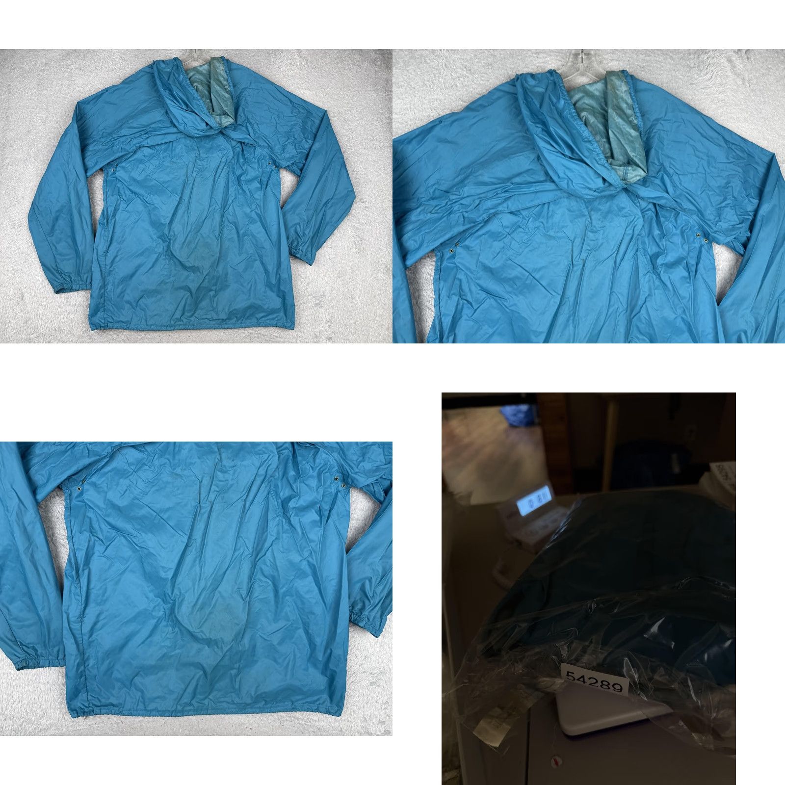 Helly Hansen VINTAGE Helly Hansen Jacket Mens XL Blue Windbreaker 1/4 Zip Hooded Nylon Outdoor Coat Size US XL / EU 56 / 4 - 9 Thumbnail