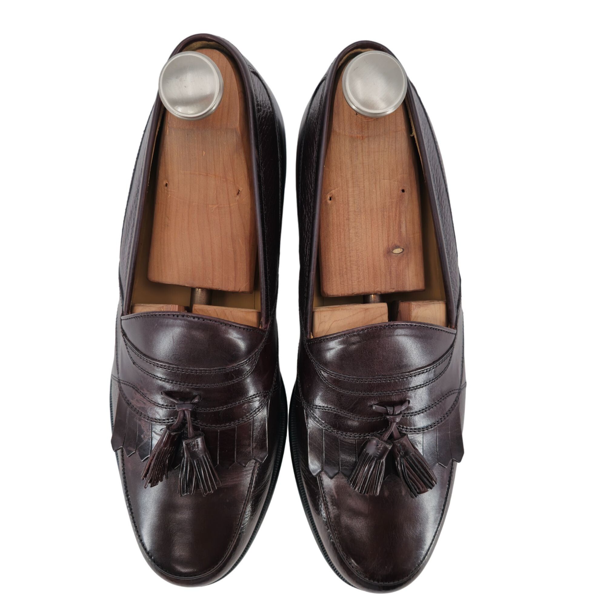 Johnston & Murphy Johnston & Murphy Mens Size 9.5 Wide Brown Deerskin Leather Size US 9.5 / EU 42-43 - 7 Thumbnail