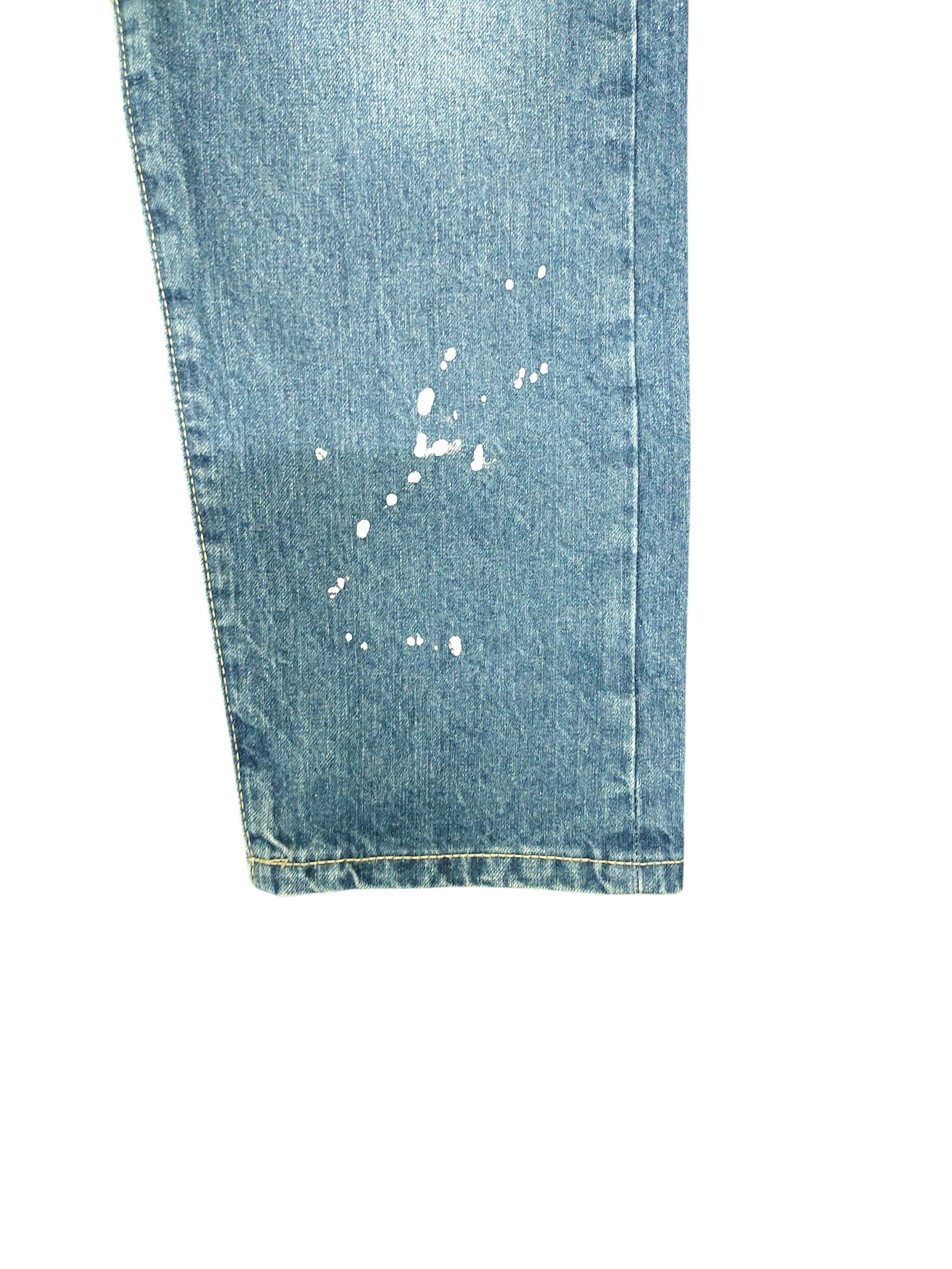 Comme des Garcons × Undercover Confirm Japan Paint Splash Distress Faded Denim Jeans Size US 34 / EU 50 - 5 Thumbnail