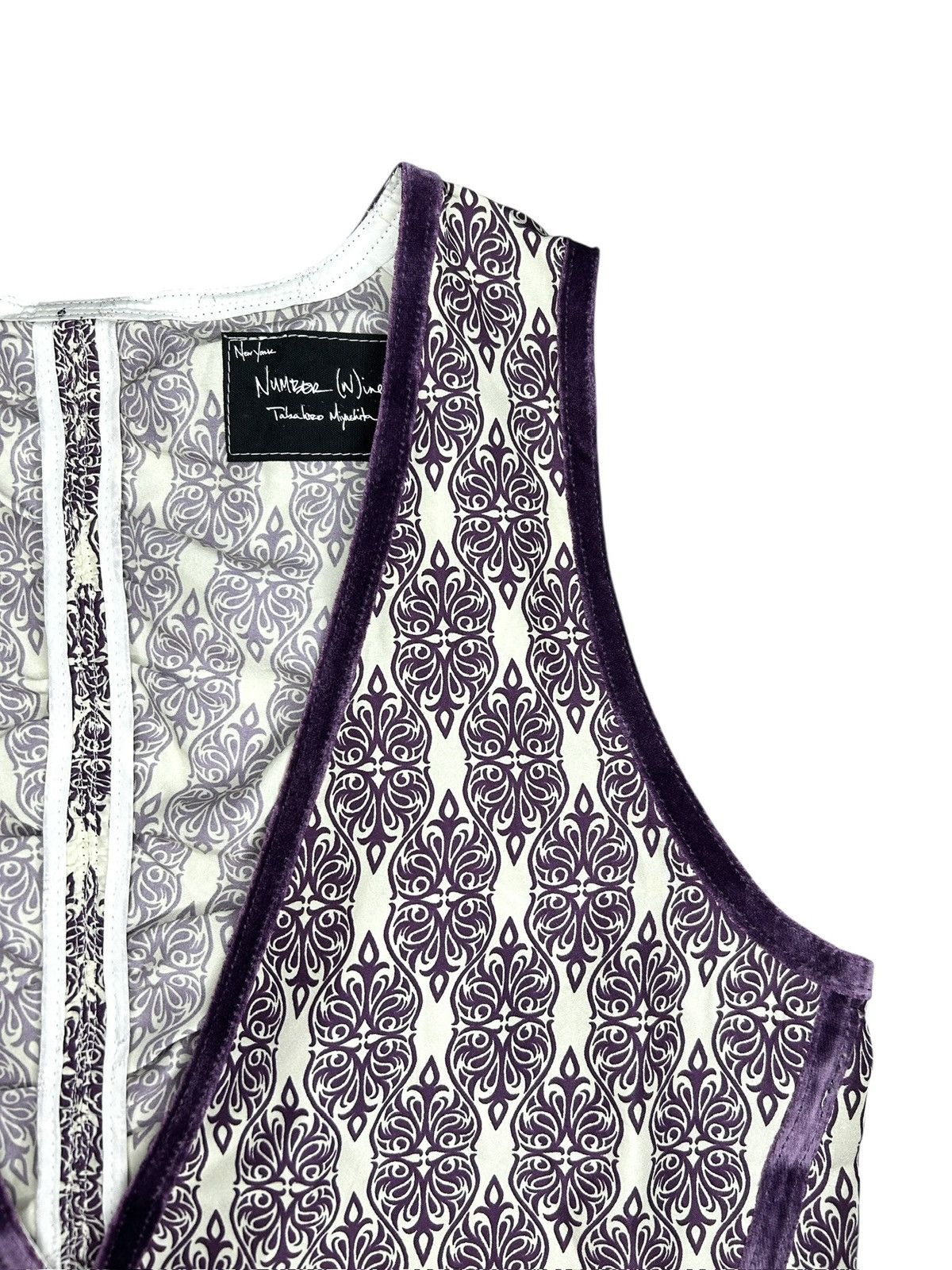 Number (N)ine F/W 09 Tribal Vest Size US XS / EU 42 / 0 - 5 Thumbnail