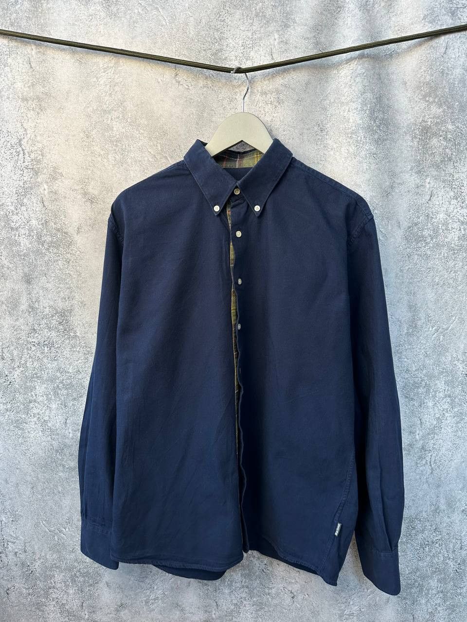 Barbour Barbour Classic Tartan Navy Shirt Button Up Size US L / EU 52-54 / 3 - 2 Thumbnail