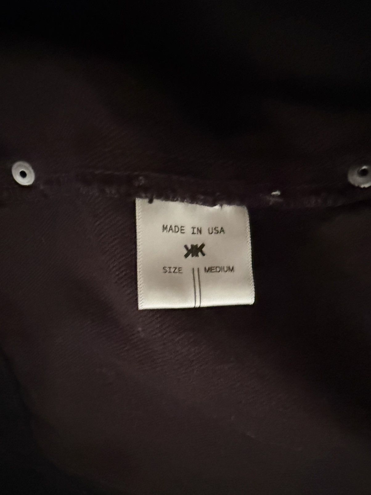 K-Two Studios Ktwo Studios Onyx Waxed Denim Jacket | Grailed