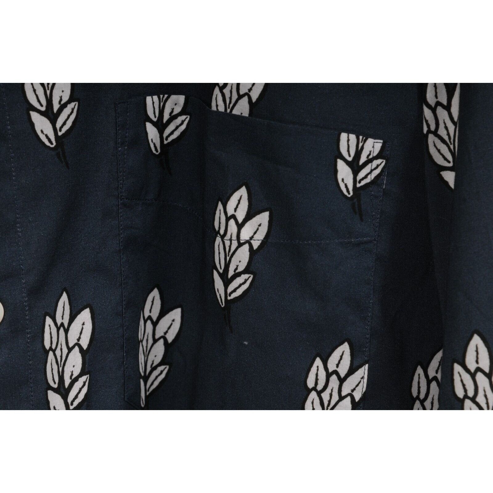Jacquemus Button Down Shirt Navy Blue White Wheat Size US XL / EU 56 / 4 - 6 Thumbnail