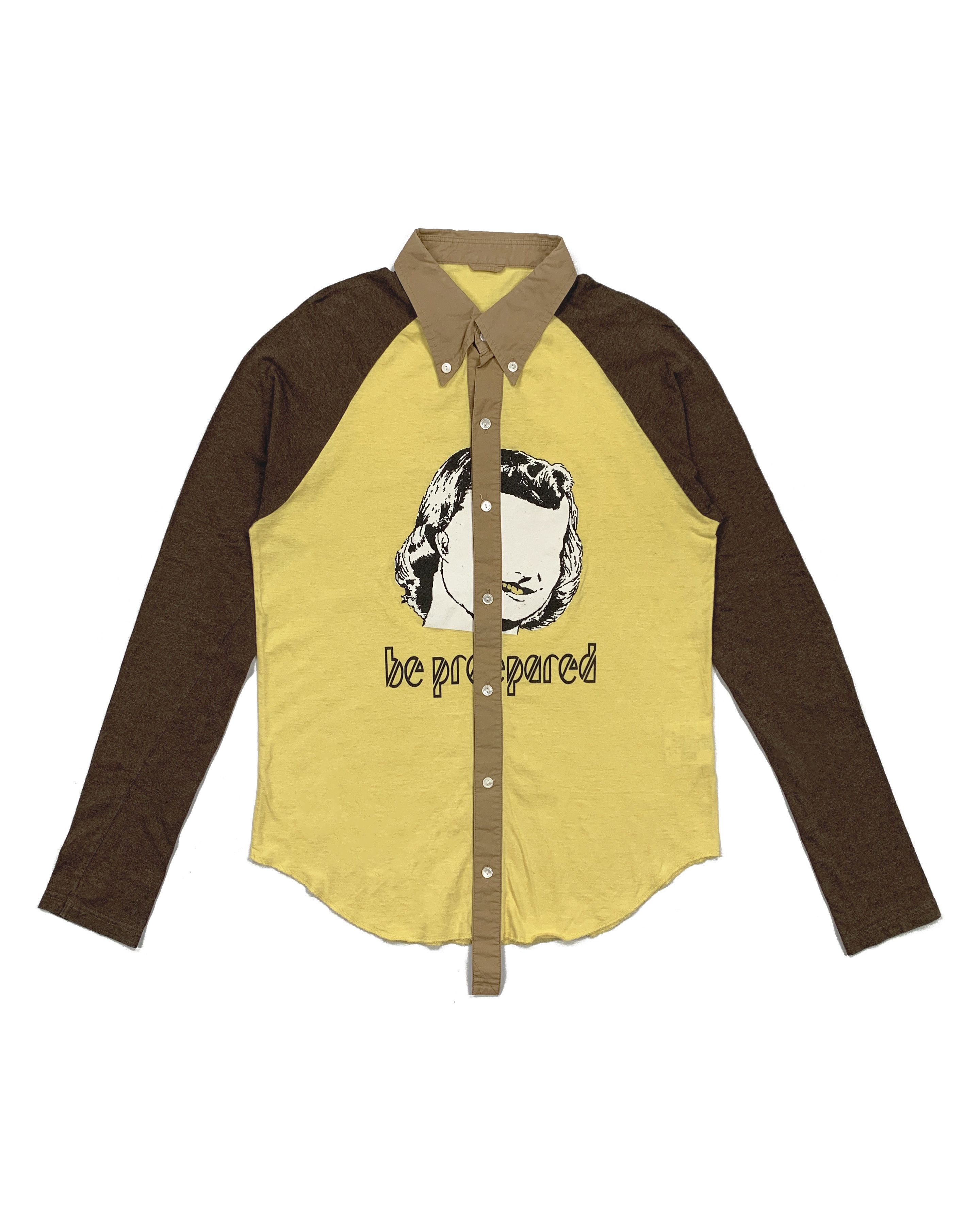 Maison MIHARA YASUHIRO 00s Reconstructed / Anti-Smoking Shirt Size US S / EU 44-46 / 1 - 1 Thumbnail