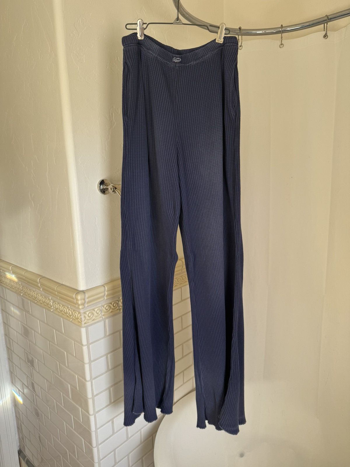 ERL ERL Navy California Waffle Pant Large Size US 34 / EU 50 - 1 Thumbnail
