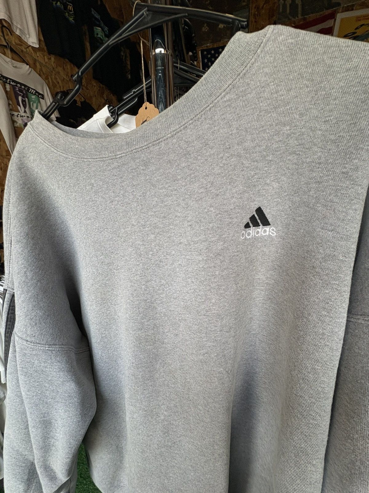 Adidas Vintage 1990s Adidas Crewneck Sweatshirt Size US XL / EU 56 / 4 - 2 Thumbnail