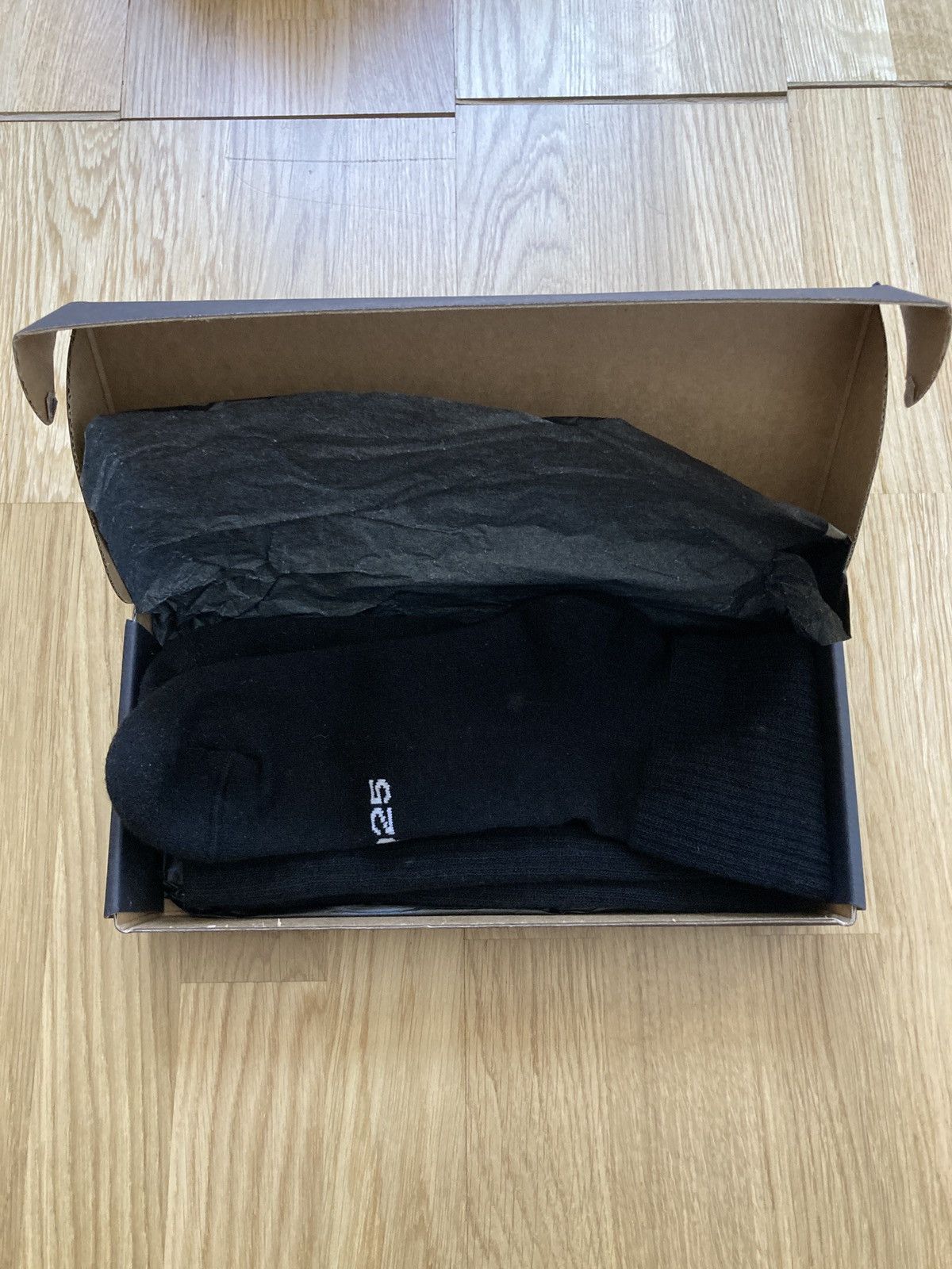 Rick Owens F/W 24 "PORTERVILLE" Black Cashmere Knee Socks Rick Owens Size ONE SIZE - 2 Thumbnail