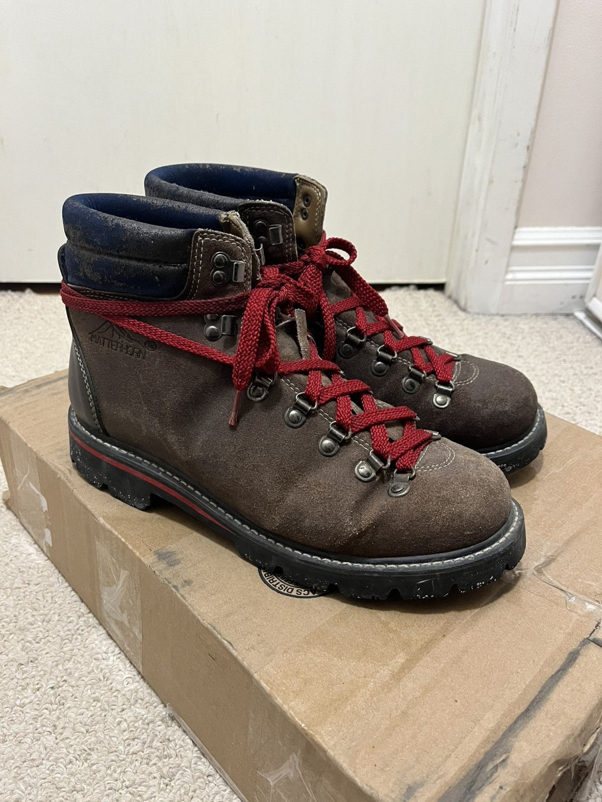 Bottes Paraboot Galibier Jannu Vintage - Taille 45 EU / 11 UK / 12 US, Marron, Neuf Avec Défauts