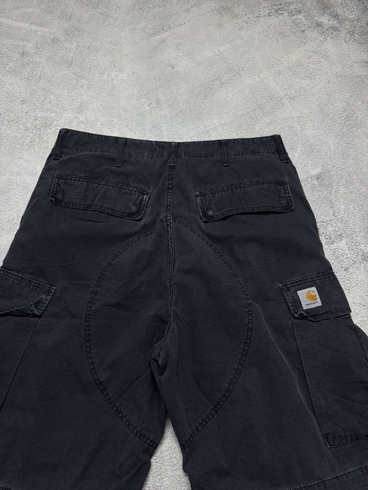 Carhartt Vintage Y2k Carhartt Cargo Shorts Size US 33 - 5 Thumbnail