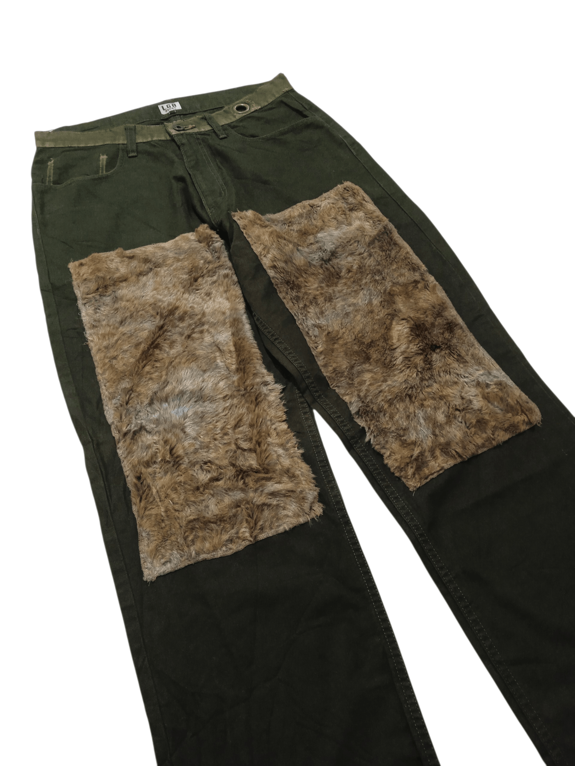 Le Grande Bleu (L.G.B.) L.G.B. Double Knee Furr Pants Size US 30 / EU 46 - 3 Thumbnail