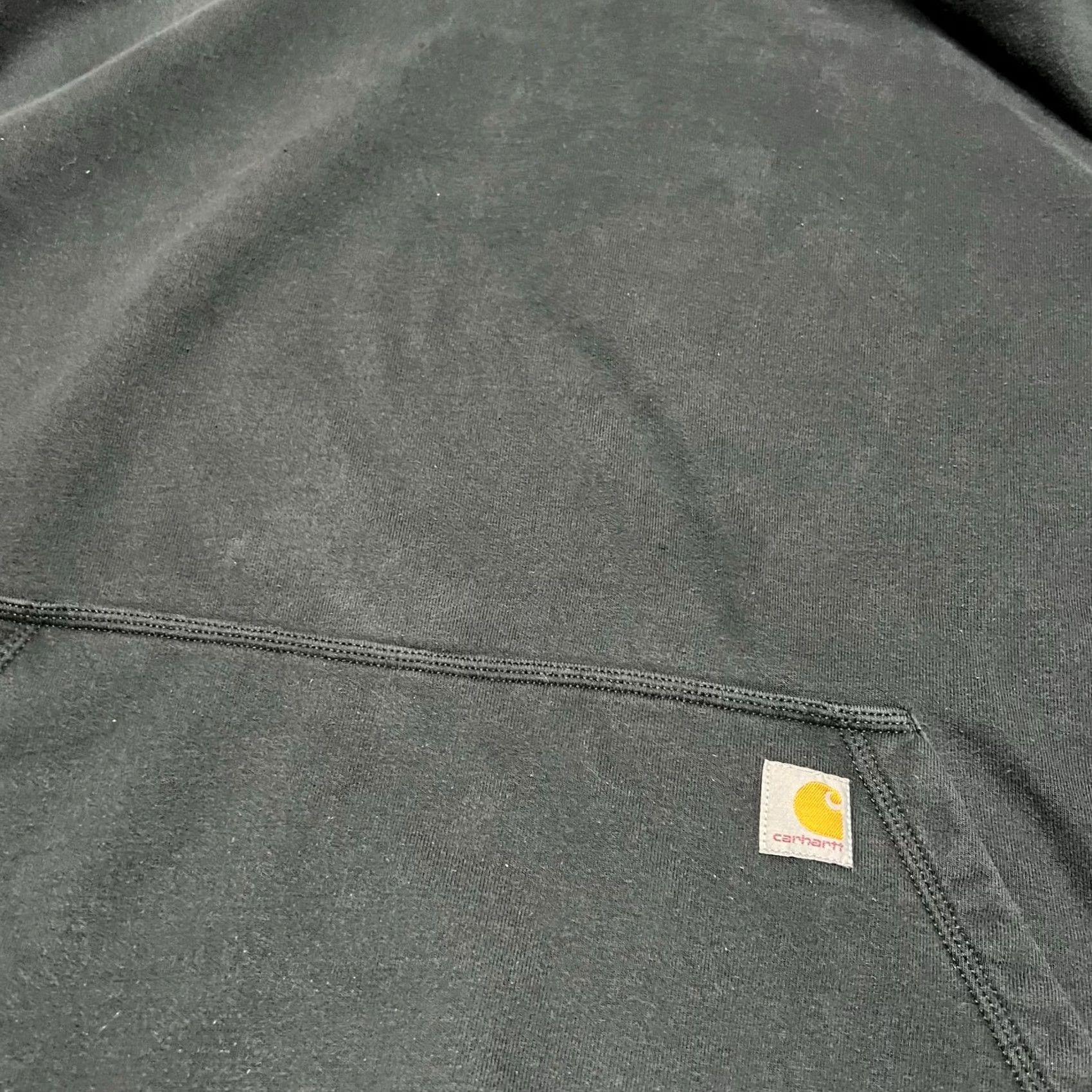 Carhartt Carhartt Hoodie Mens 4XL Loose Rain Defender Washed Black Work Sweatshirt Size US XXL / EU 58 / 5 - 2 Thumbnail