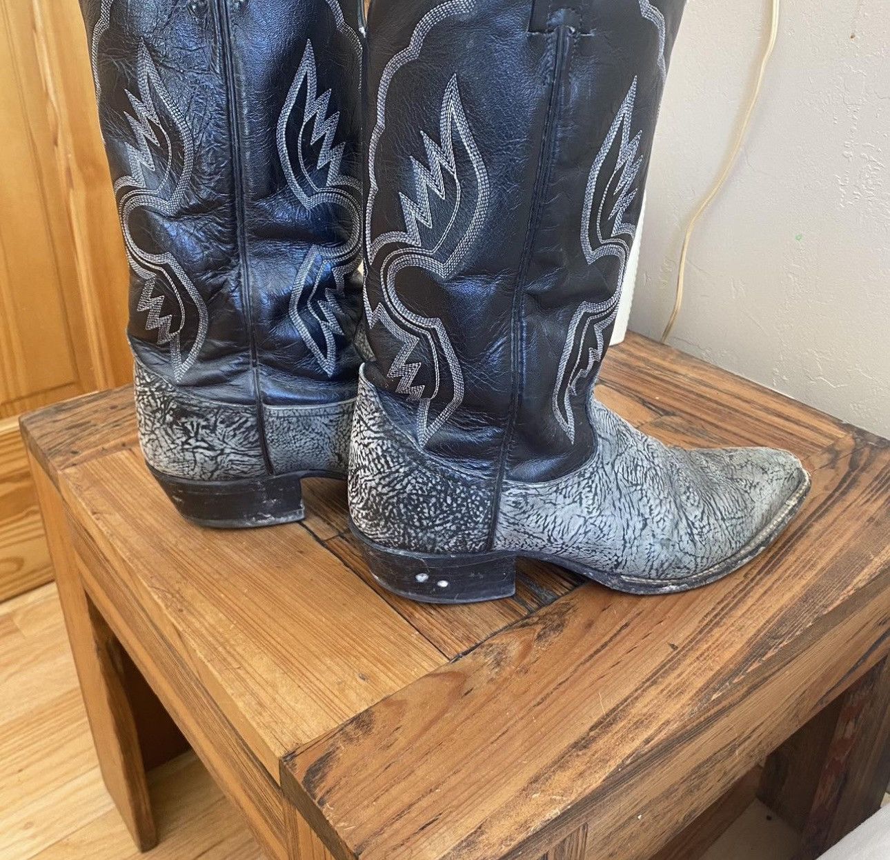 Tony Lama Vintage Tony Lama Leather Western Cowboy Boots Size US 10.5 / EU 43-44 - 3 Thumbnail