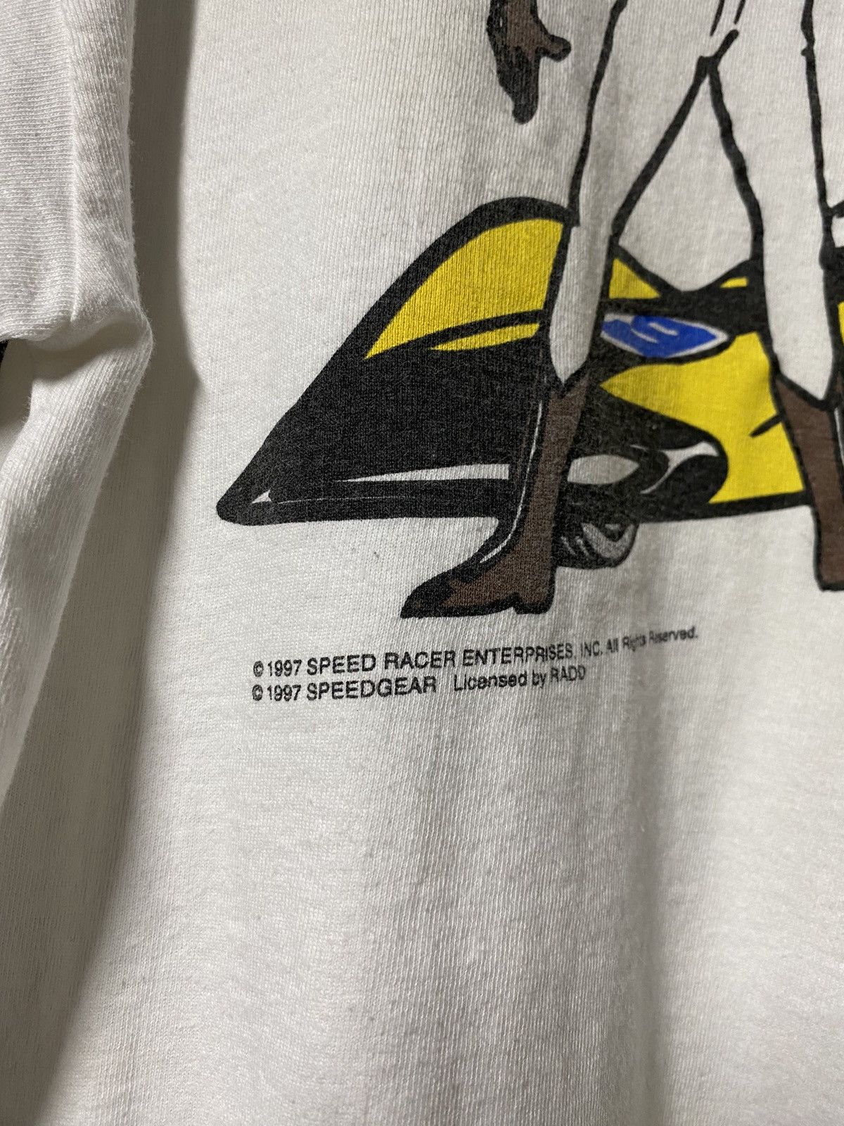 Cartoon Network 90’s Vintage Speed Racer Cartoon Tee Shirt XLarge Size US XL / EU 56 / 4 - 5 Thumbnail
