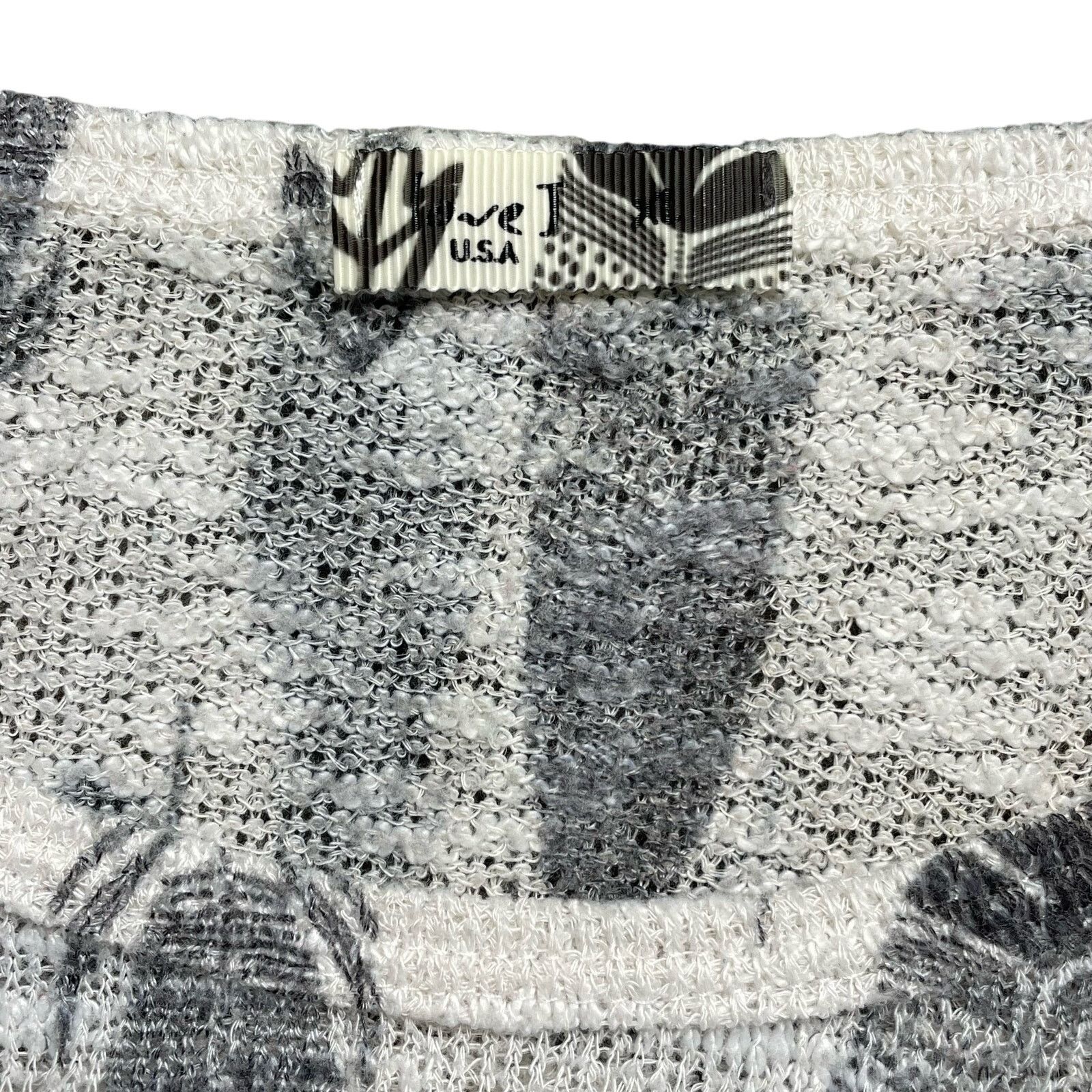 Other Knit Feathers Short Sleeve Top Size XL / US 12-14 / IT 48-50 - 3 Thumbnail