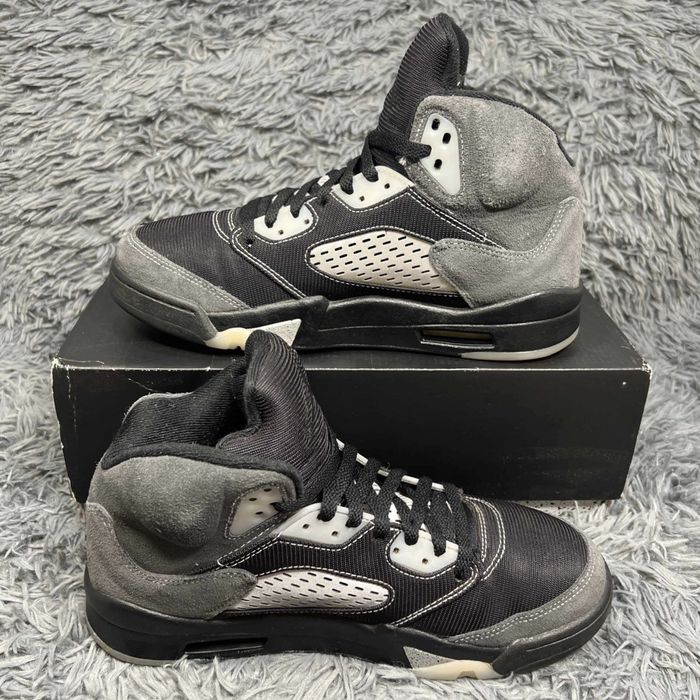 jordan 5 gray and green