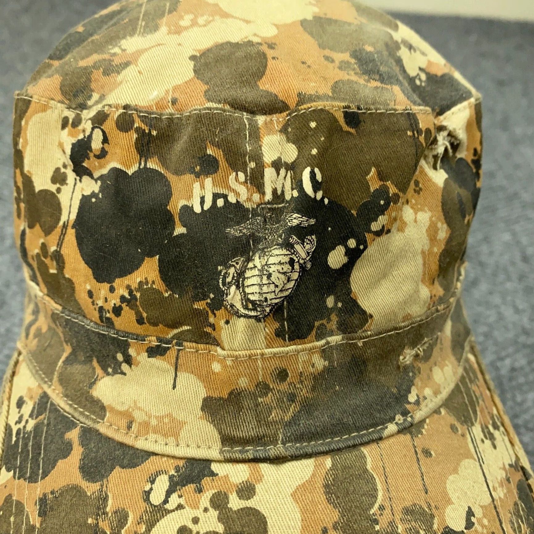Carhartt USMC Cap Hat Mens One Size Green Digital Camo Camouflage Semper Fi Marine Corp Size ONE SIZE - 2 Thumbnail
