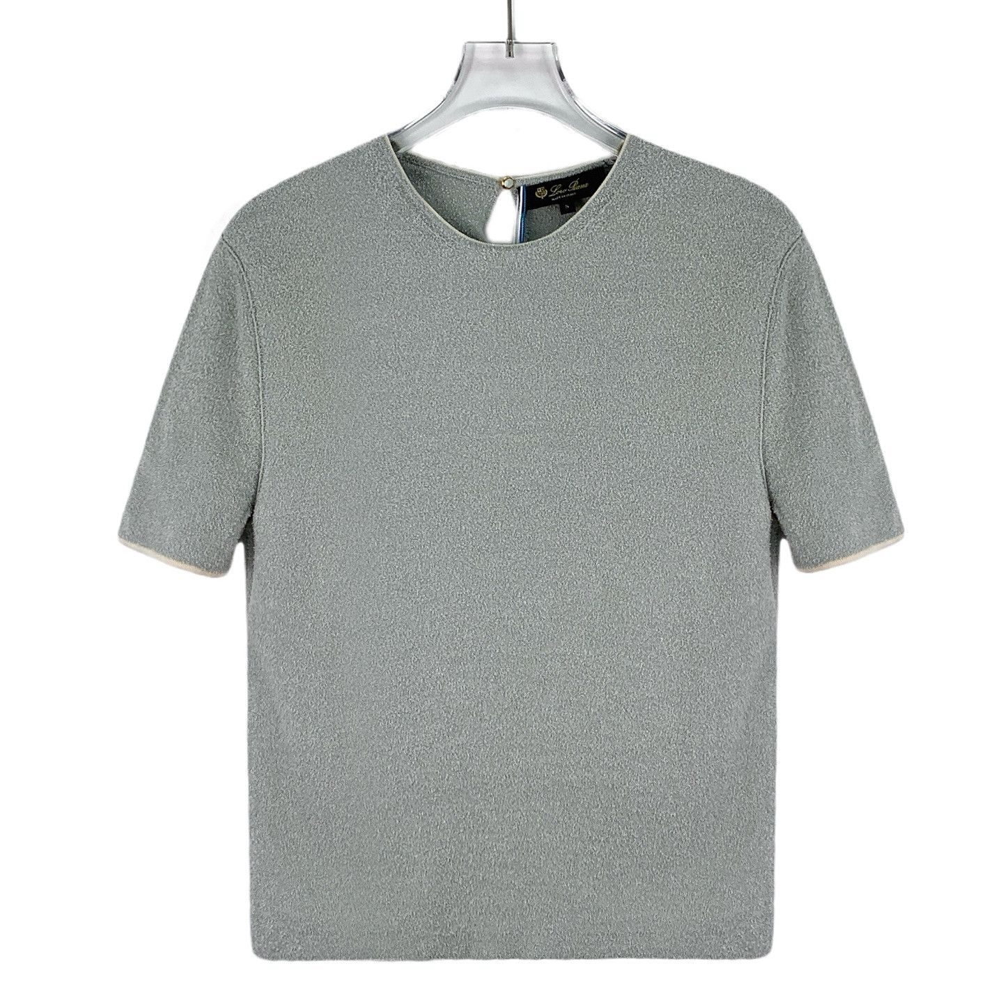 Loro Piana Loro Piana Silk Cotton Knit Short Sleeve Top Size S Size S / US 4 / IT 40 - 1 Thumbnail
