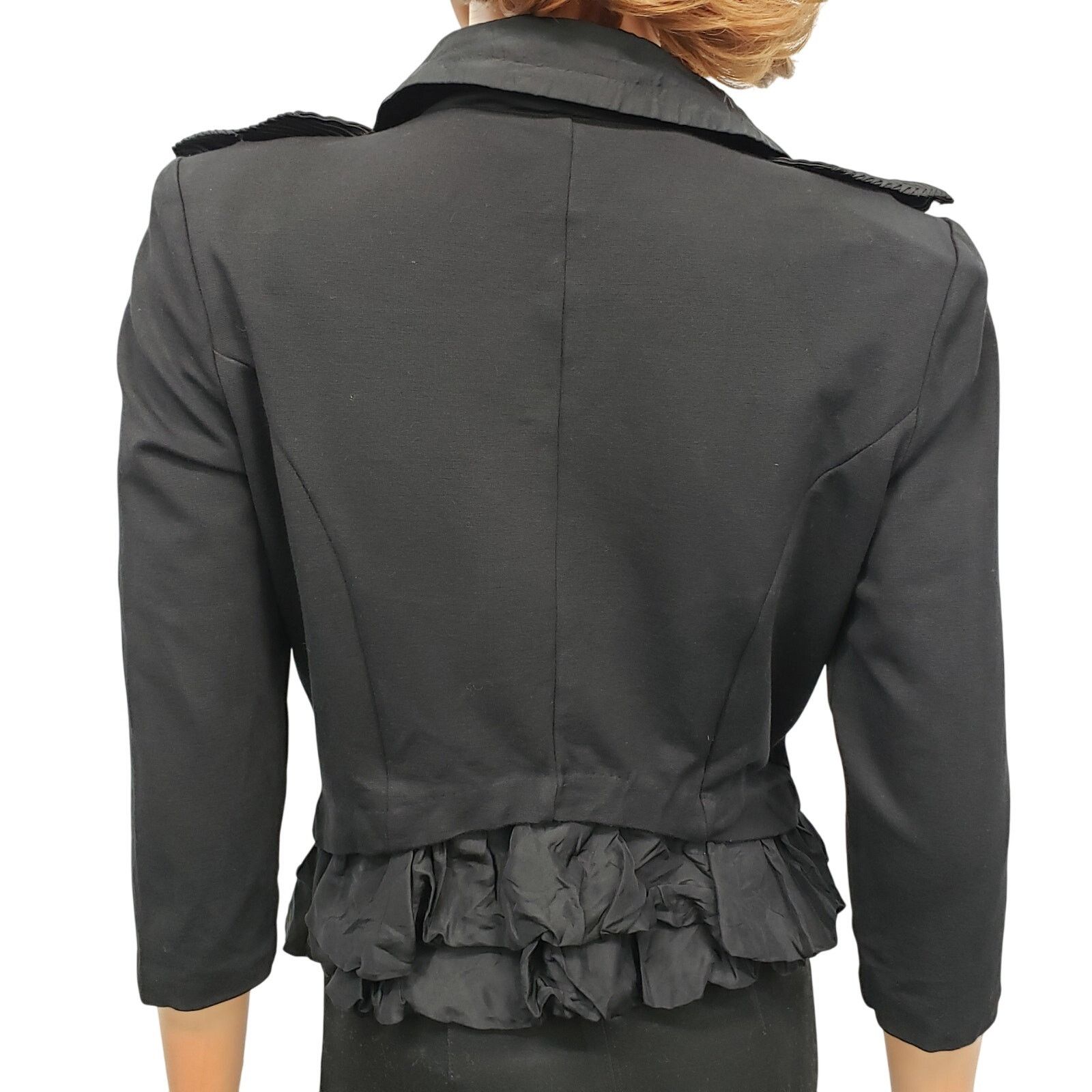 Juicy Couture Juicy Couture Blazer Jacket Bubble Hem Military Epaulets S Size S / US 4 / IT 40 - 10 Thumbnail
