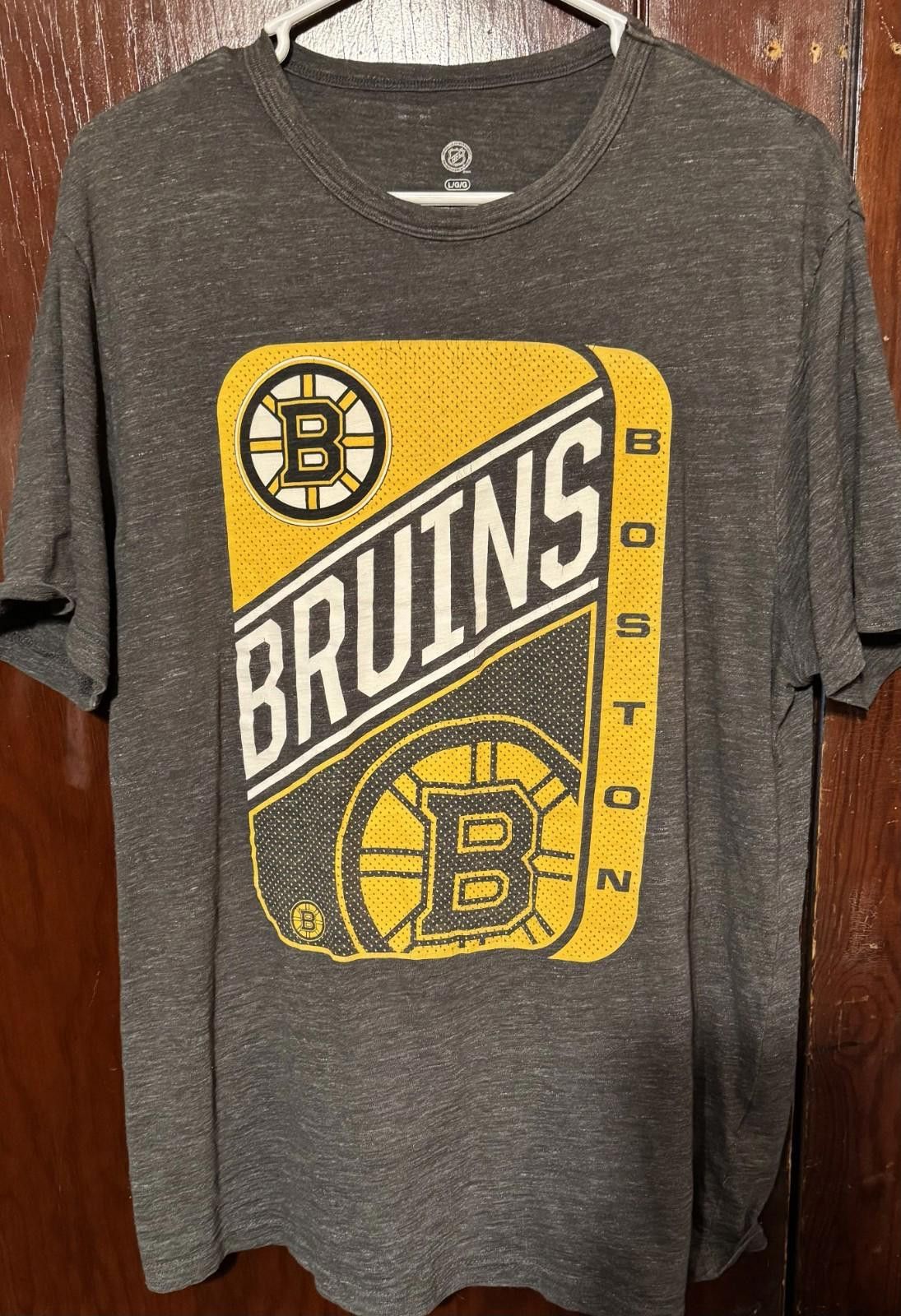 The Unbranded Brand Boston Bruins Short Sleeve Gray T-Shirt Men's Sz L Size ONE SIZE - 1 Thumbnail