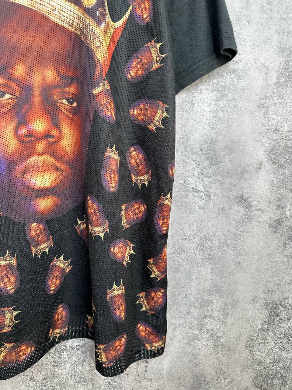 Vintage Notorious BIG Biggie Smalls Graphic T-Shirt Crown Mesh Front Size US XL / EU 56 / 4 - 7 Thumbnail