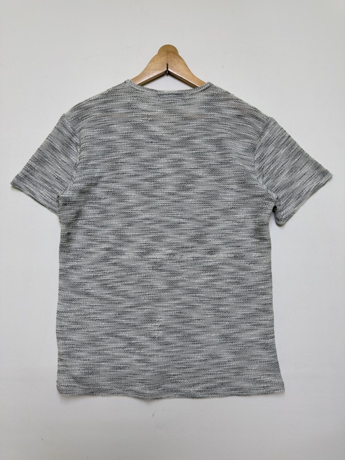 If Six Was Nine In The Attic Melange V Neck Knit Tee Japan Size US S / EU 44-46 / 1 - 2 Thumbnail