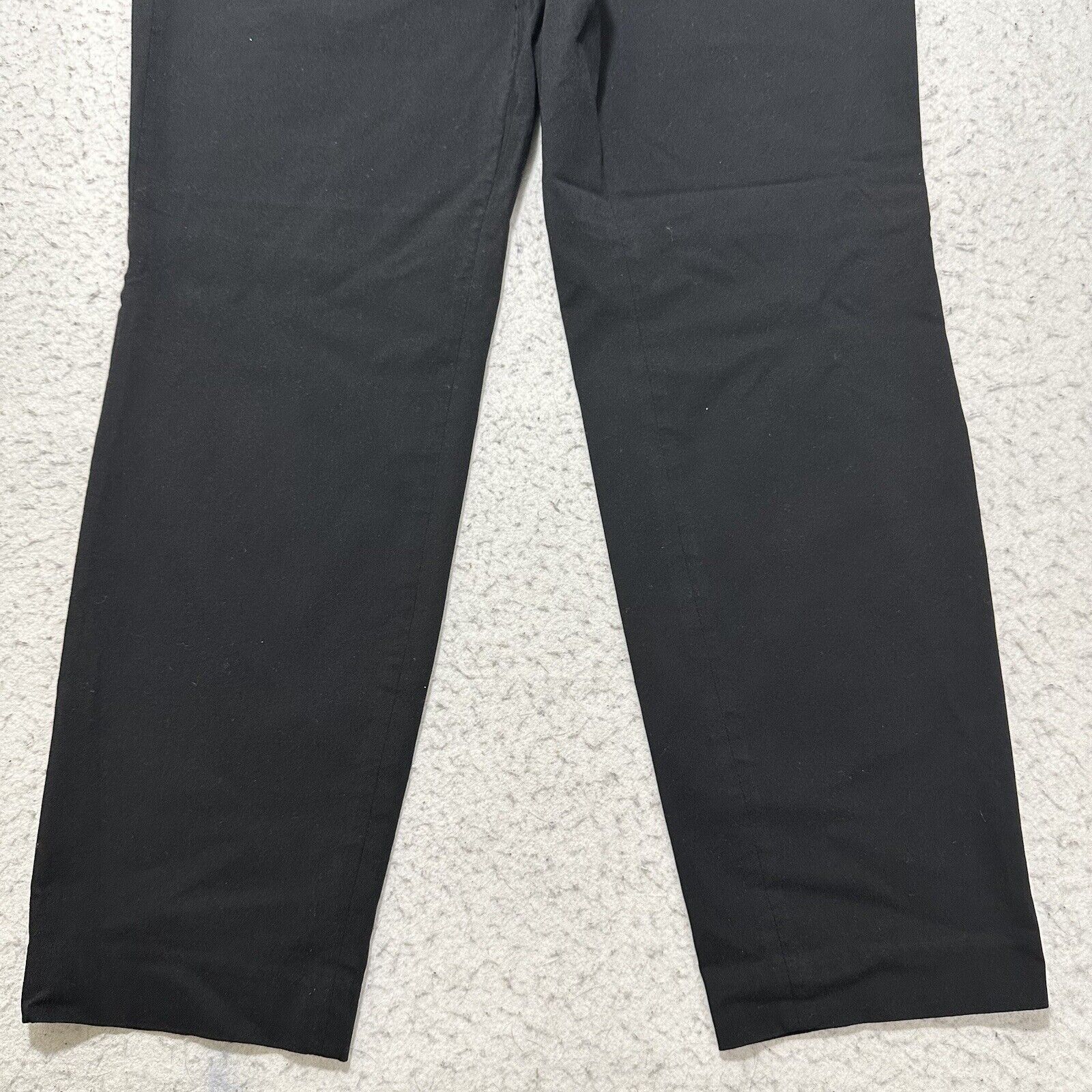 Michael Kors Michael Kors 12 Flat Front Black Dress Pants 27" Inseam Size 34" / US 12 / IT 48 - 3 Thumbnail