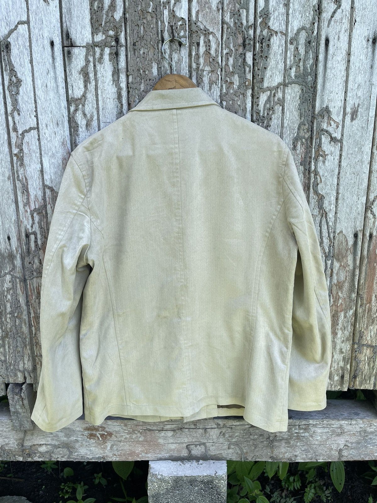 Japanese Brand Kansai Yamamoto Sissy Beige Work Jacket Size M Size US M / EU 48-50 / 2 - 7 Thumbnail