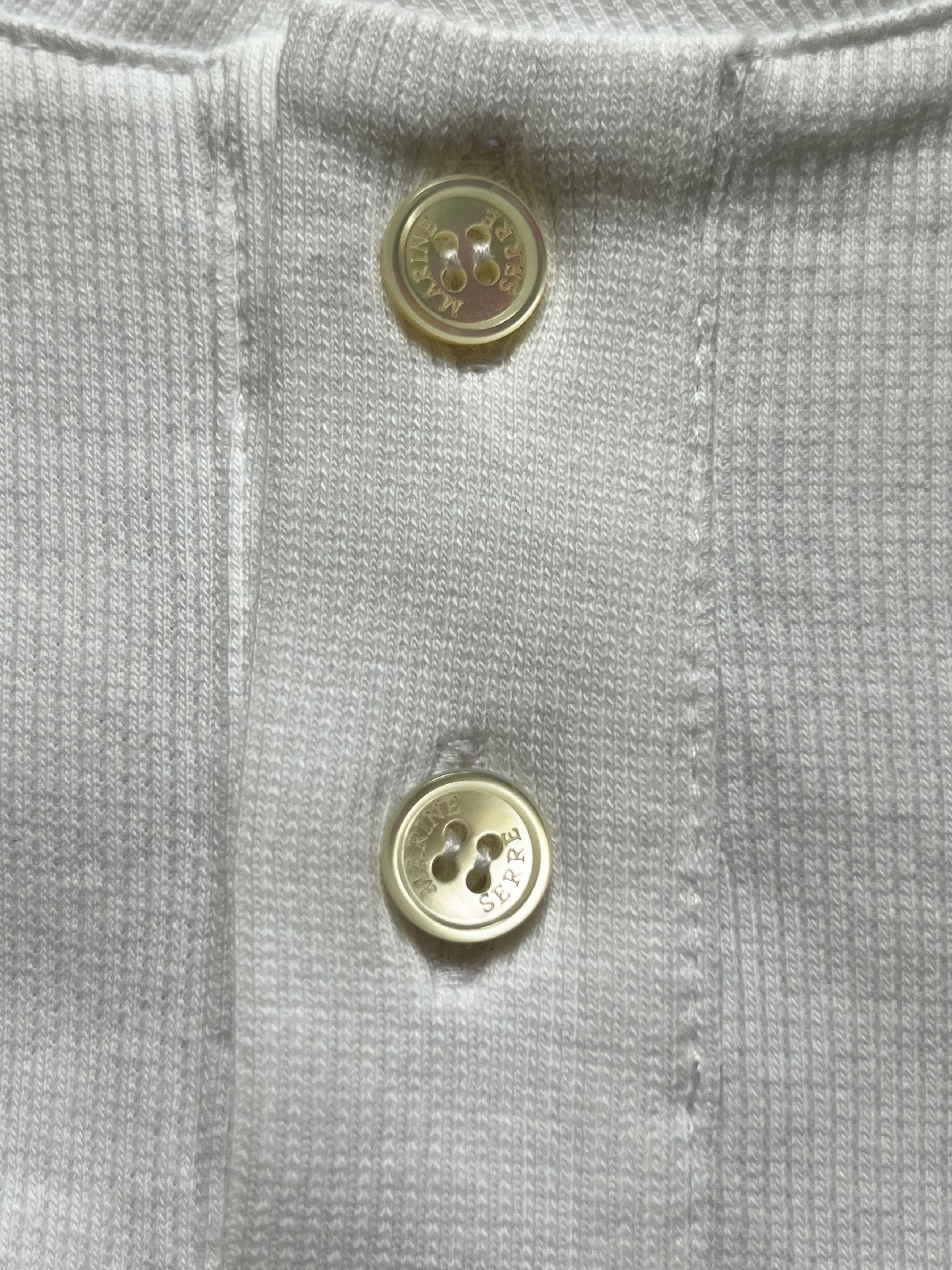 Marine Serre Marine Serre rib button henley tshirt Size US L / EU 52-54 / 3 - 5 Thumbnail