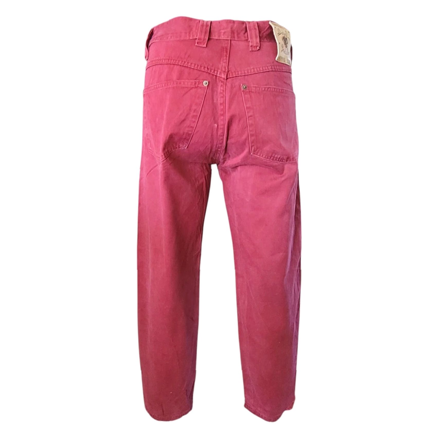 Diesel Diesel Saddle Vintage Red Jeans – W28 L29 – Italy | Women | Regular | Jeans | Red | 28x29 | Saddle Series | Vintage | 90s? Size 28" / US 6 / IT 42 - 4 Thumbnail