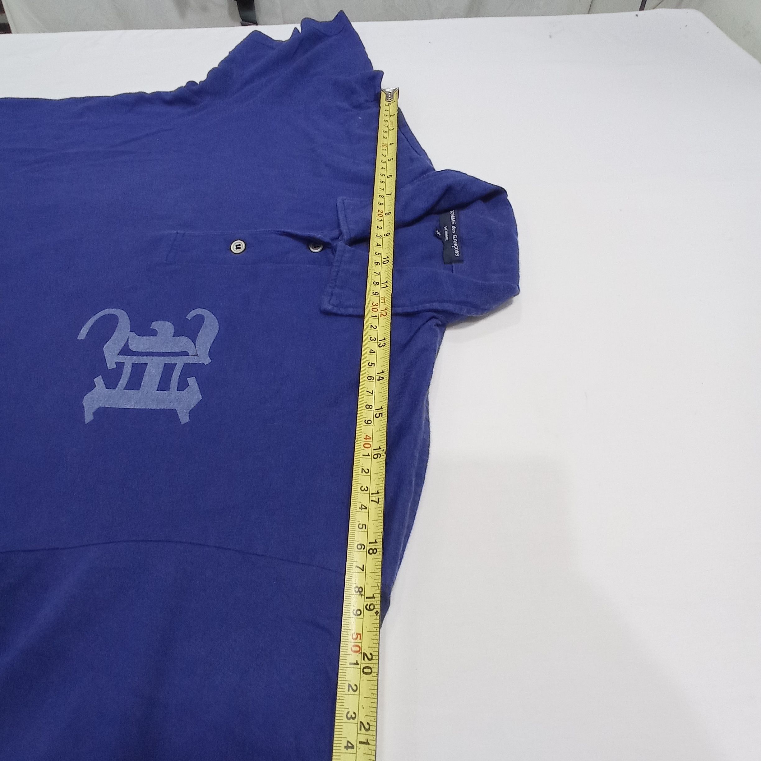 Comme des Garcons Homme Plus × Japanese Brand Comme Des Garcons Homme Collar T shirt Size US S / EU 44-46 / 1 - 5 Thumbnail
