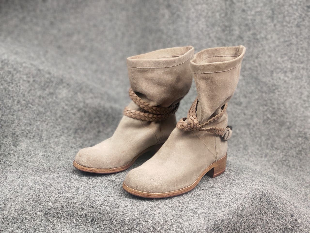 Marina Rinaldi Marina Rinaldi Design suede Leather Ankle Boots Floor Model Size US 8 / IT 38 - 5 Thumbnail