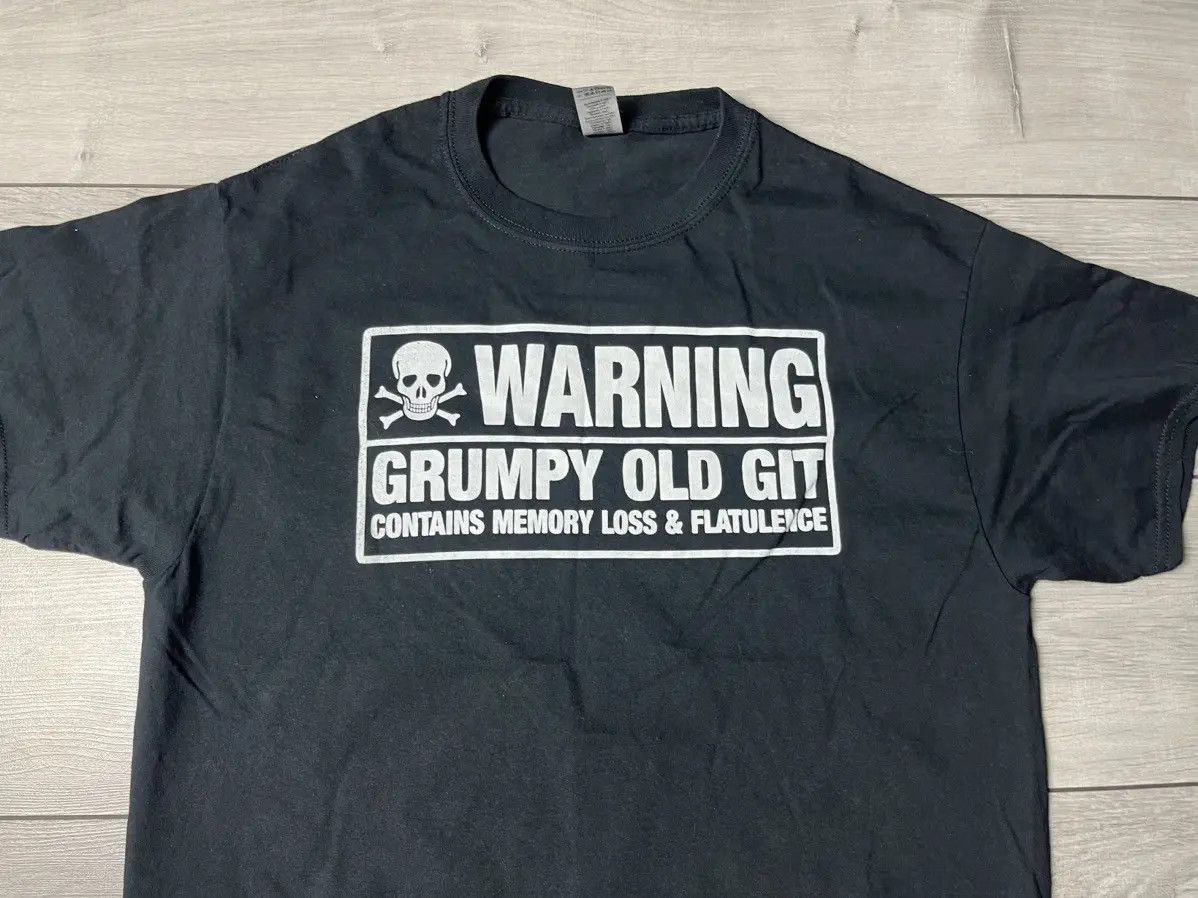 Band Tees Warning grumpy old git Tshirt humor size Large Size US L / EU 52-54 / 3 - 3 Thumbnail