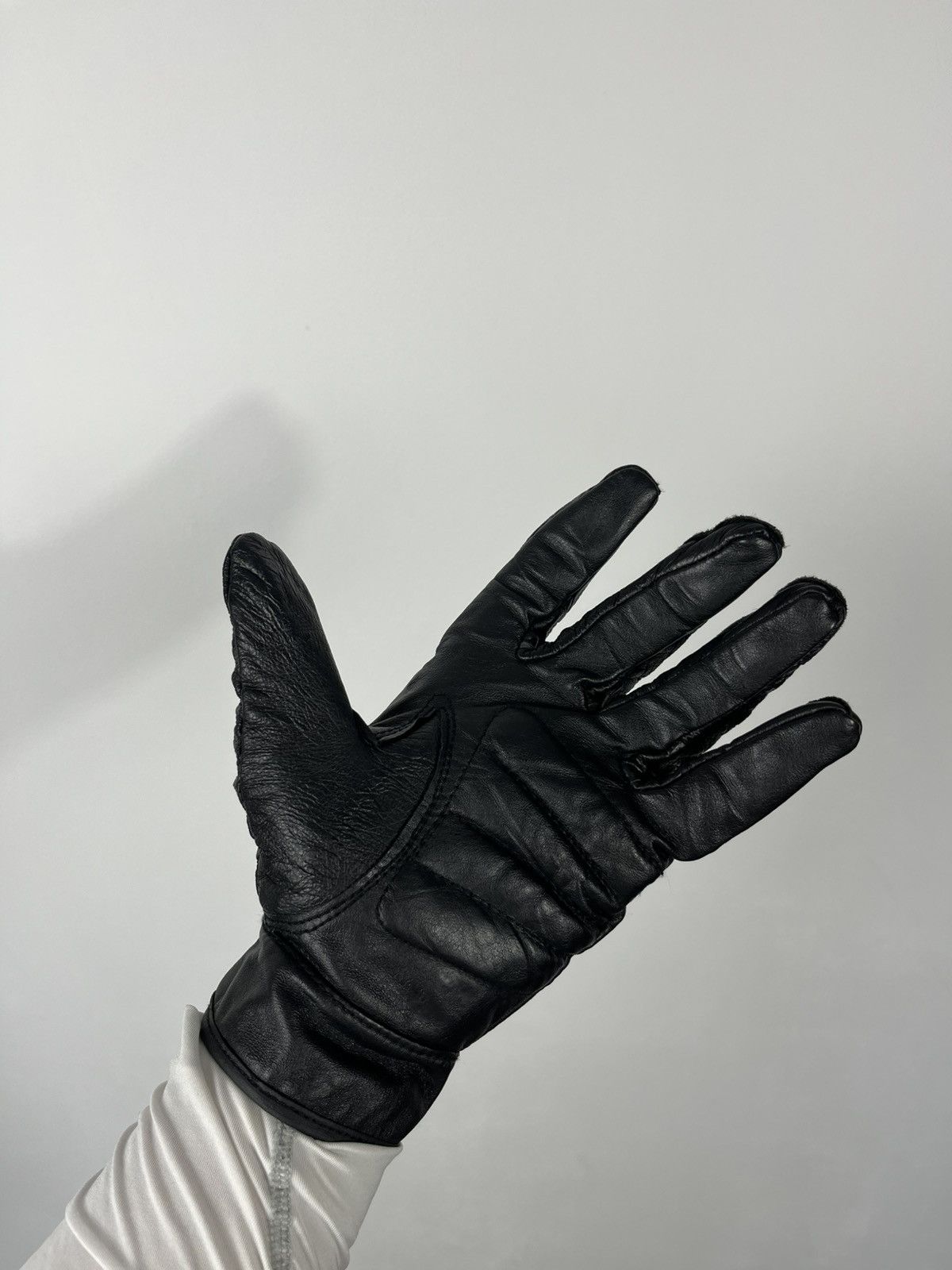 Harley Davidson Harley-Davidson Leather Gloves Black Men’s Size L Size ONE SIZE - 2 Thumbnail