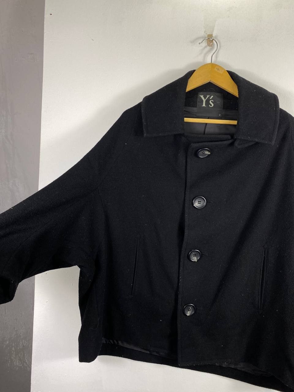If Six Was Nine × Japanese Brand × Yohji Yamamoto y's yohji yamamoto oversized wool jacket Size XXL / US 16-18 / IT 52-54 - 3 Thumbnail