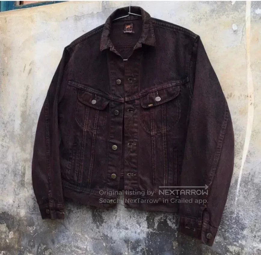 VINNY's vintage 80s lee denim jacket with unique dye. Size US M / EU 48-50 / 2 - 1 Thumbnail